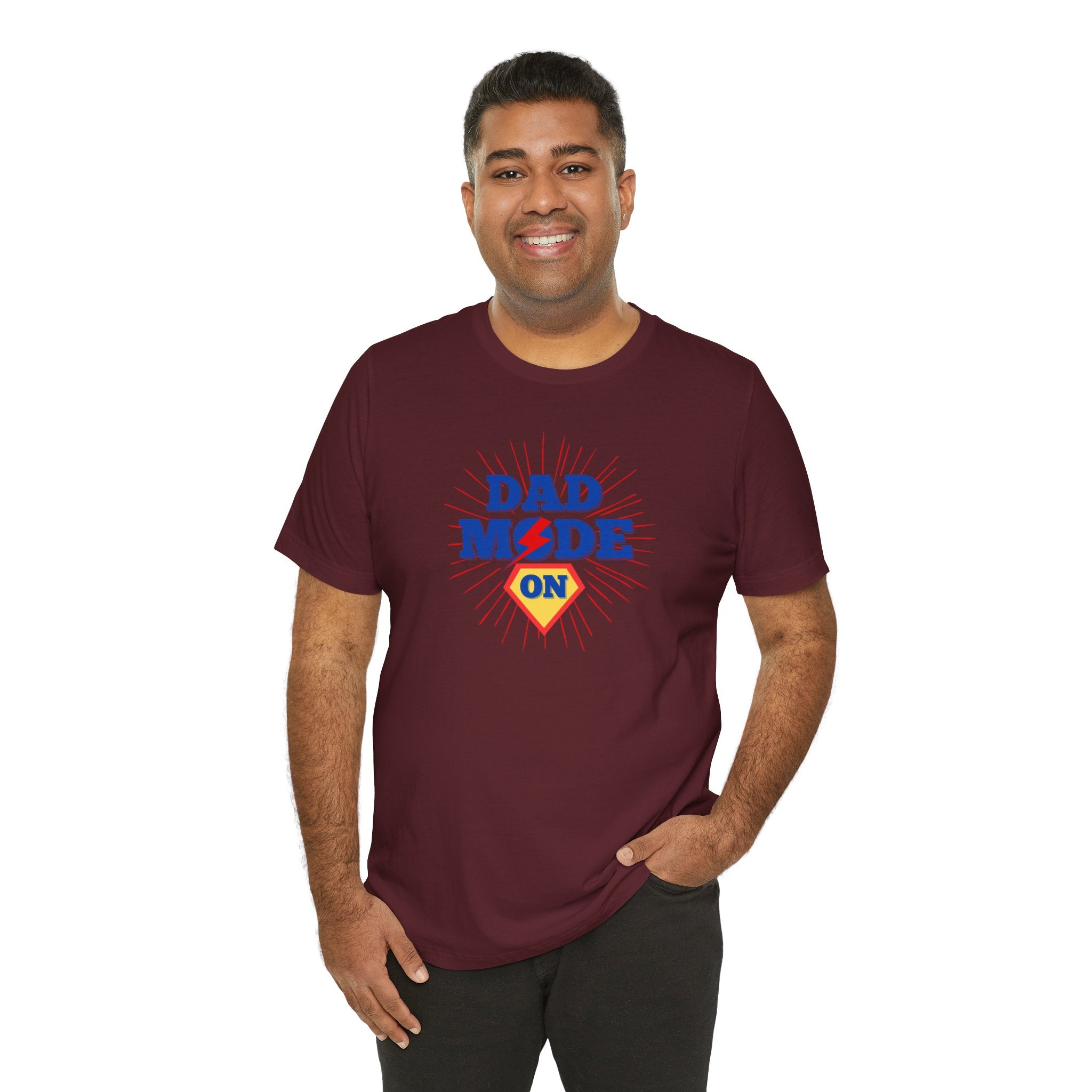 Dad Mode On - Jersey T-Shirt for Cool Dads