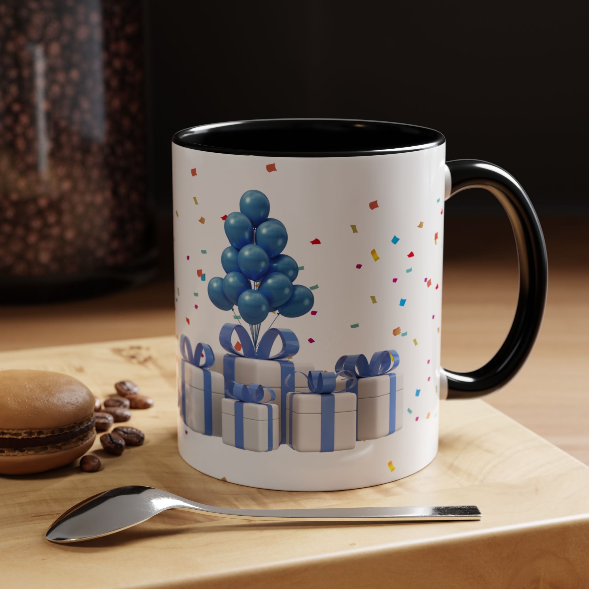 Happy Birthday Dad - Accent Coffee Mug