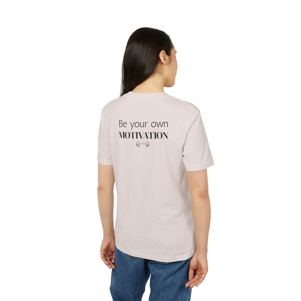 Unisex Motivational T-Shirt, Be Your Own Motivation Tee, Workout Top, Fitness Gear, Gift for Creators, Inspirational Apparel