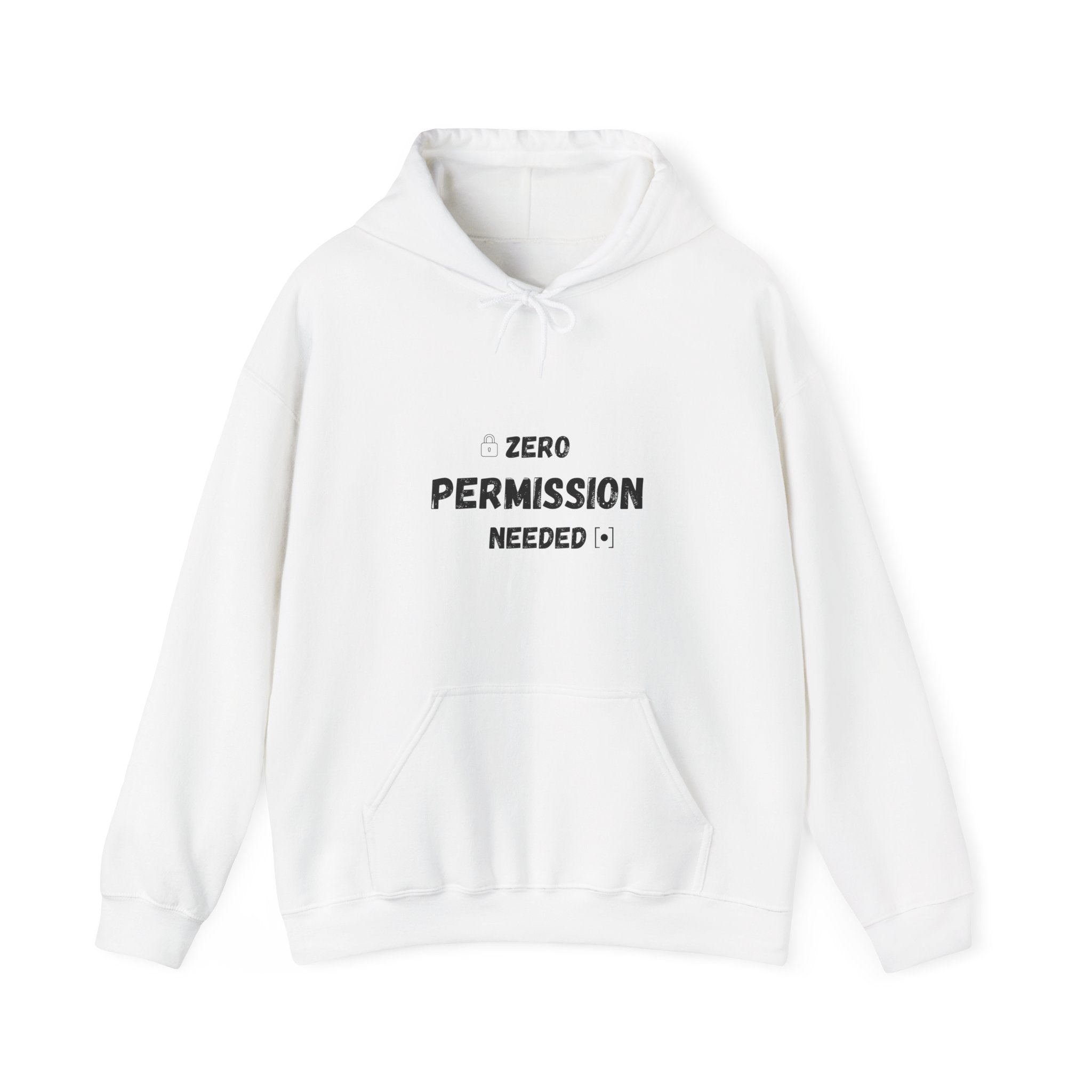 Zero Permission Needed - Unisex Heavy Blend Hoodie