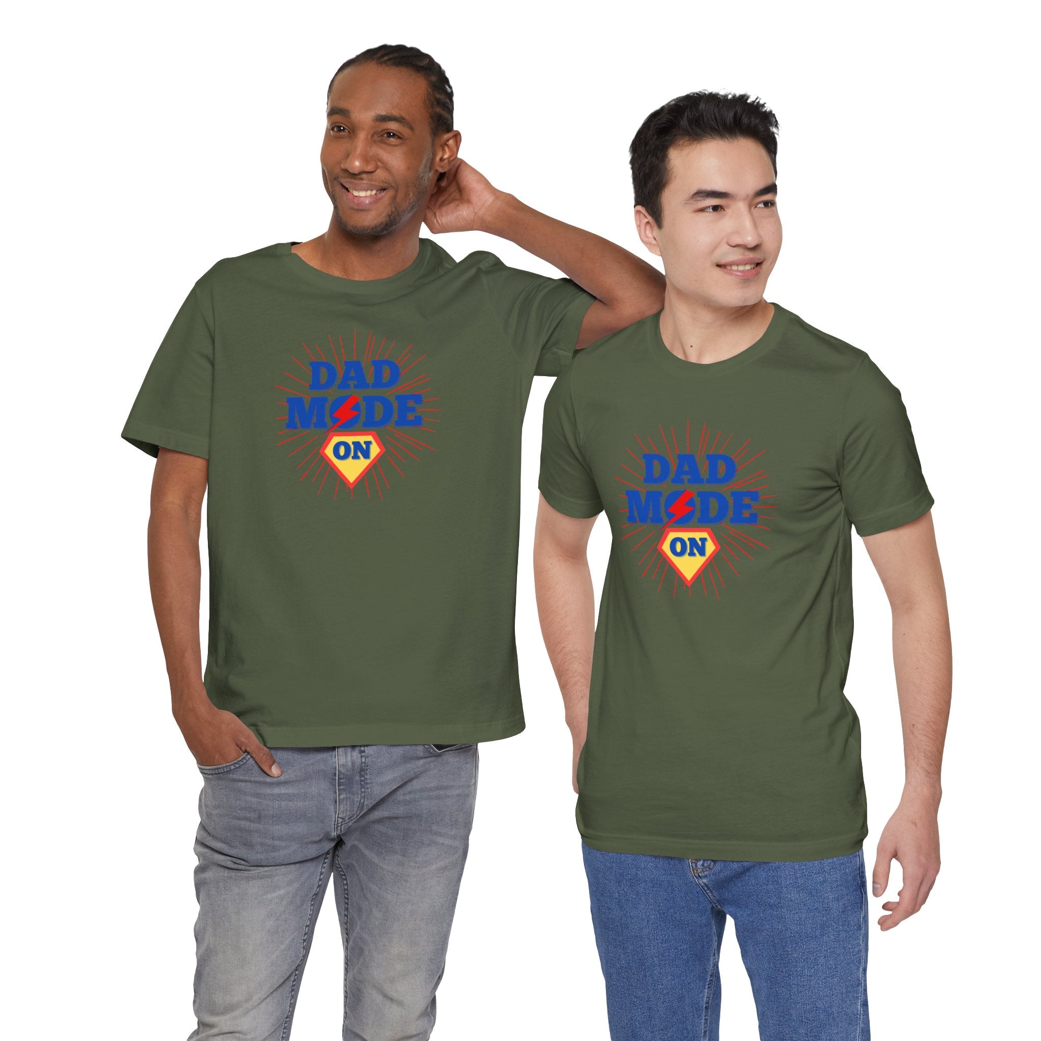 Dad Mode On - Jersey T-Shirt for Cool Dads