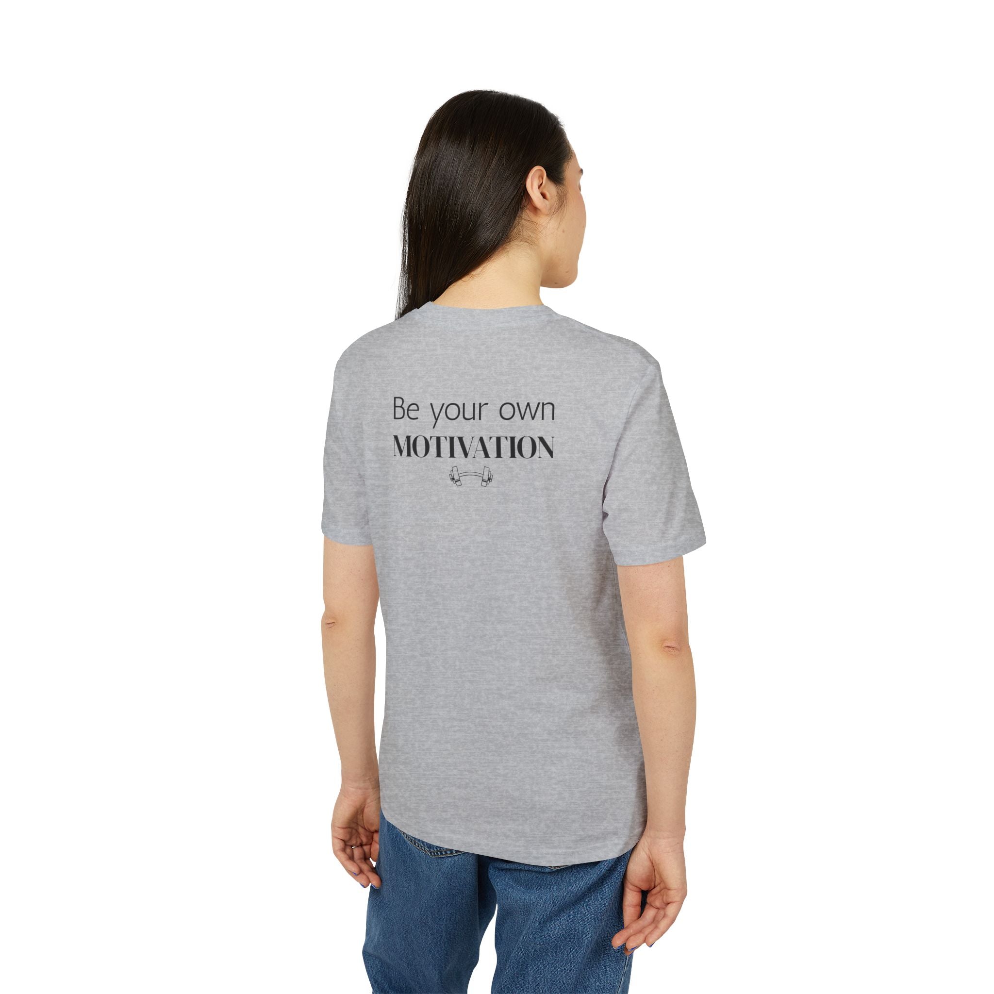 Unisex Motivational T-Shirt, Be Your Own Motivation Tee, Workout Top, Fitness Gear, Gift for Creators, Inspirational Apparel