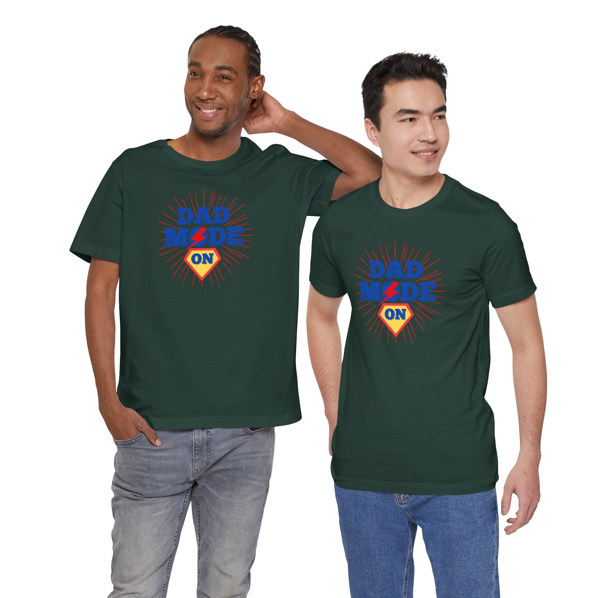 Dad Mode On - Jersey T-Shirt for Cool Dads