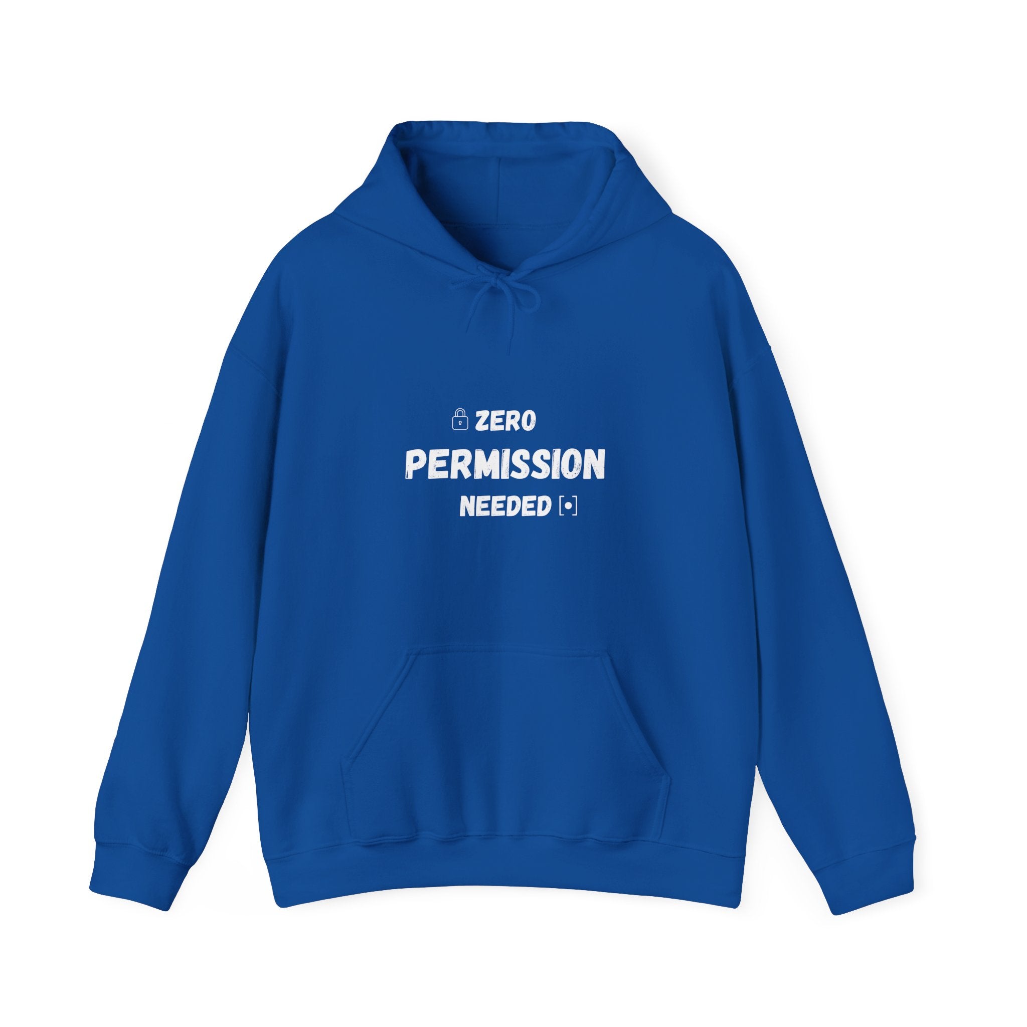 Zero Permission Needed Hoodie - Unisex Heavy Blend Sweatshirt