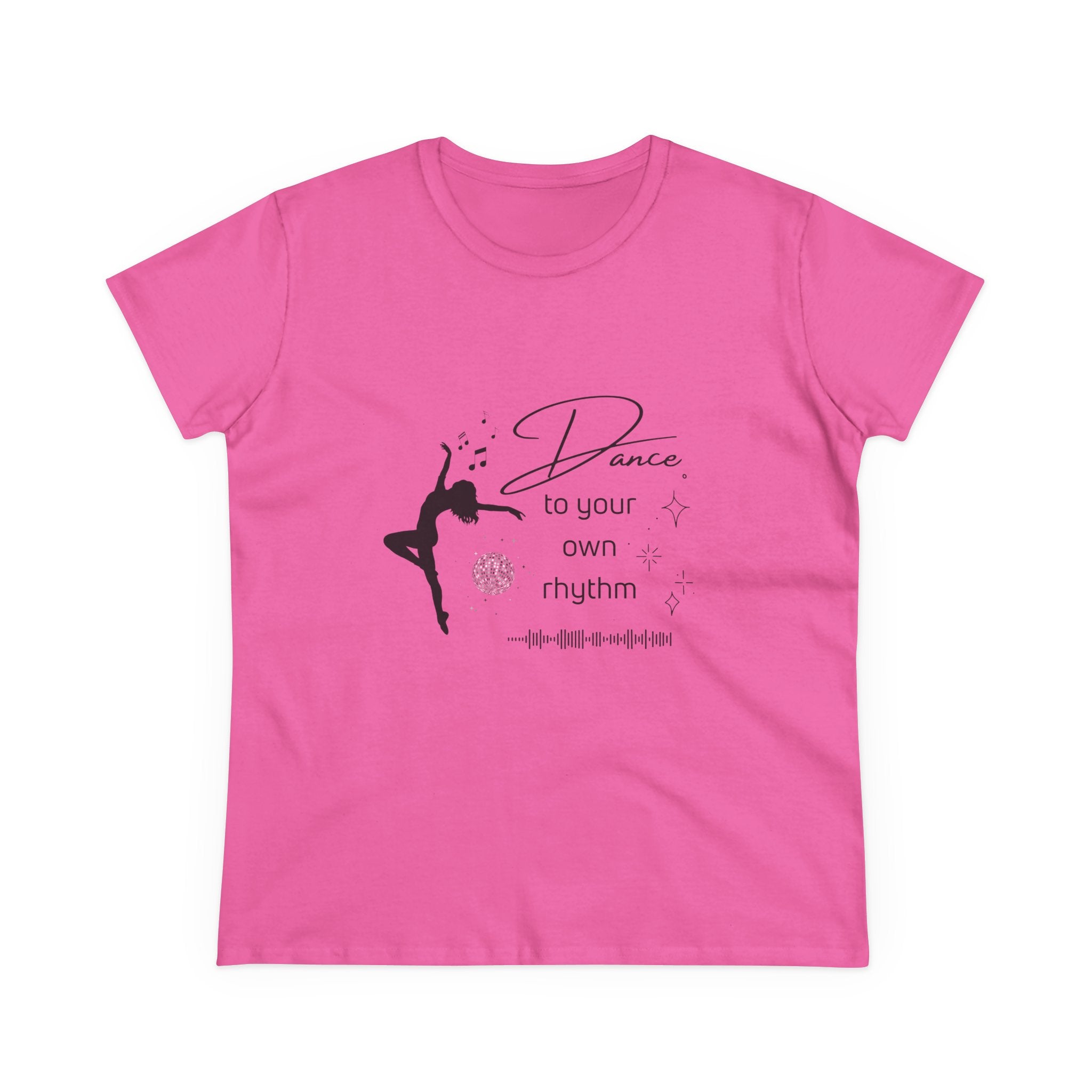 Dance to Your Own Rhythm Women's Midweight Cotton Tee