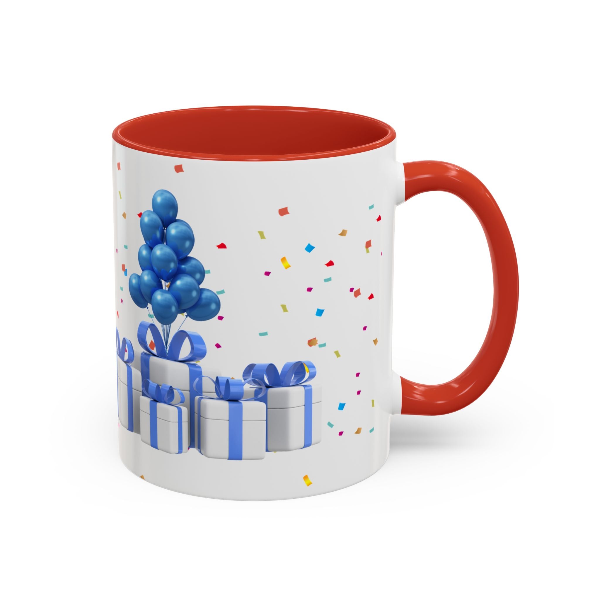 Happy Birthday Dad - Accent Coffee Mug