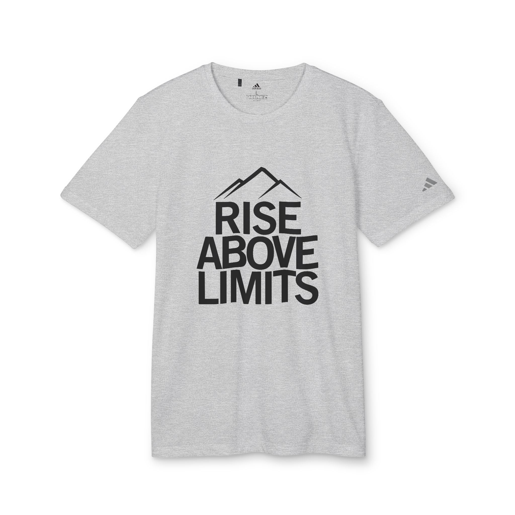 Unisex Sport T-shirt, Rise Above Limits Tee, Athletic Apparel, Fitness Gear, Workout Shirt, Motivational Clothing, Gift for Athletes