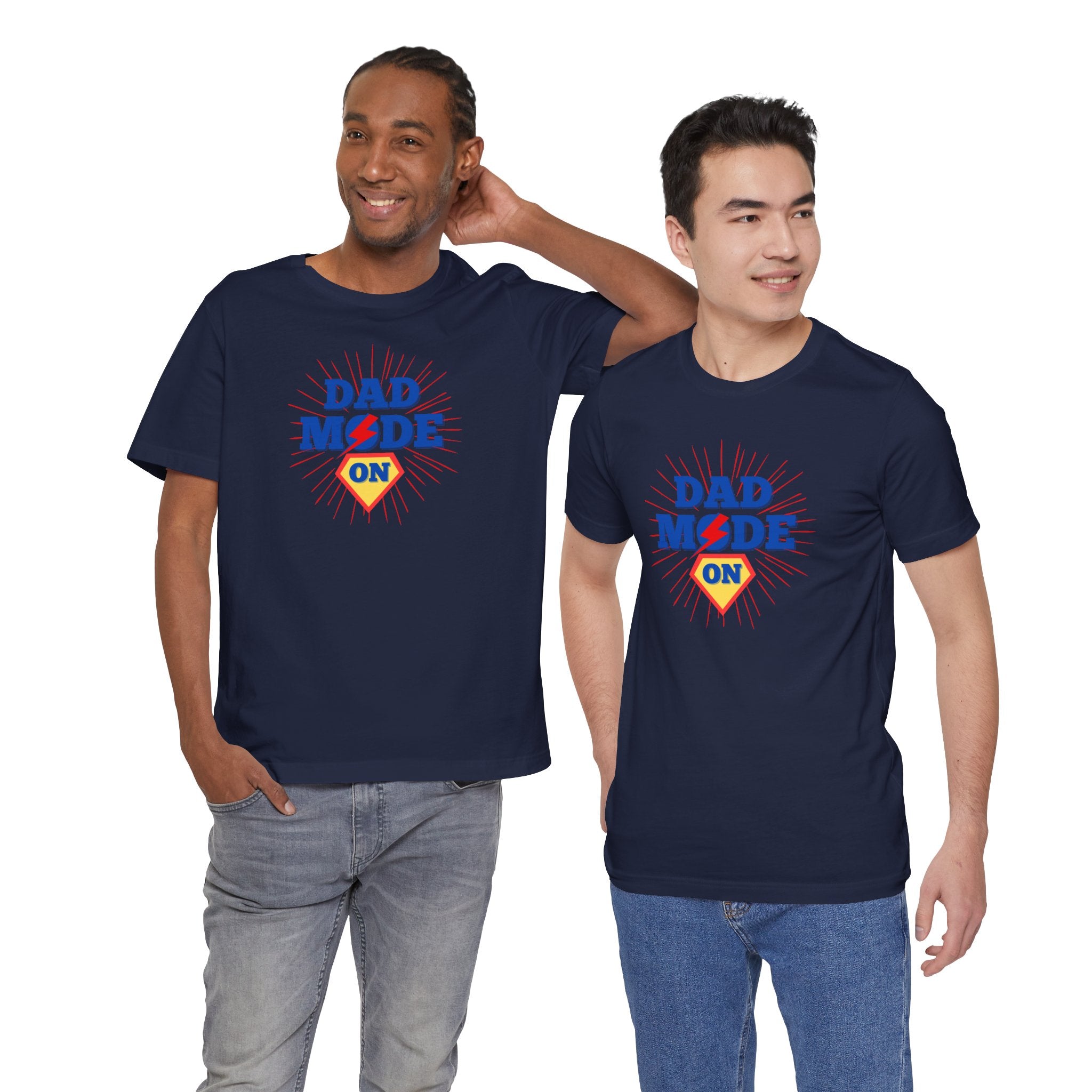 Dad Mode On - Jersey T-Shirt for Cool Dads