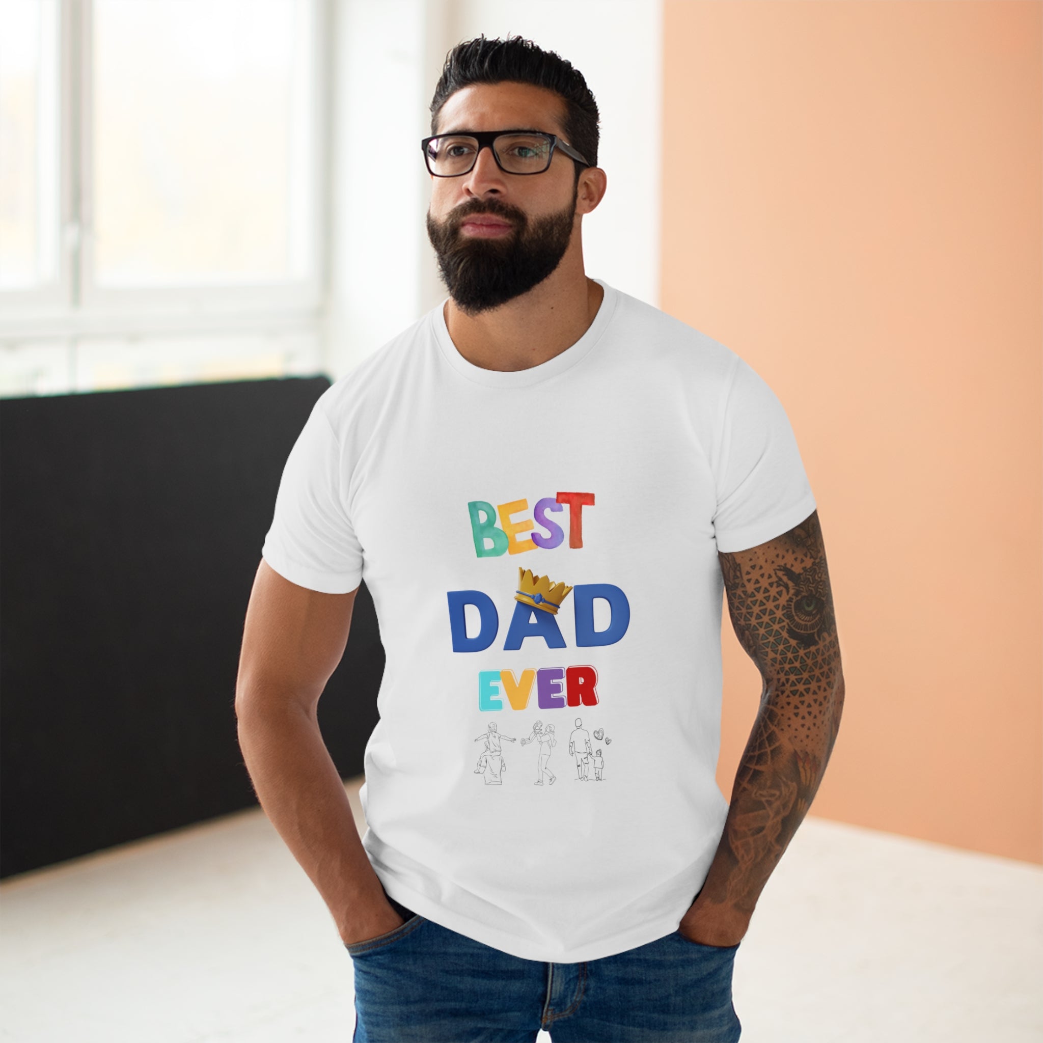 Best Dad Ever T-Shirt - Fun Gift for Father's Day