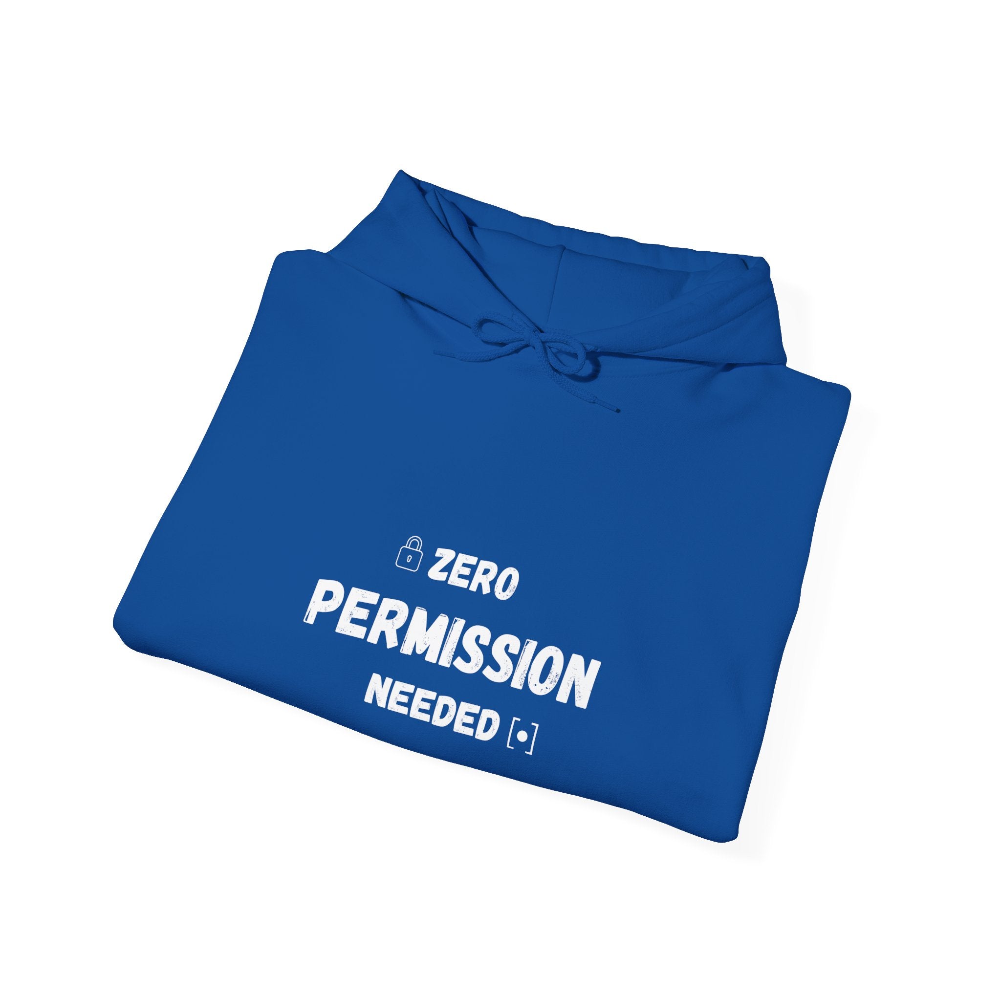 Zero Permission Needed Hoodie - Unisex Heavy Blend Sweatshirt