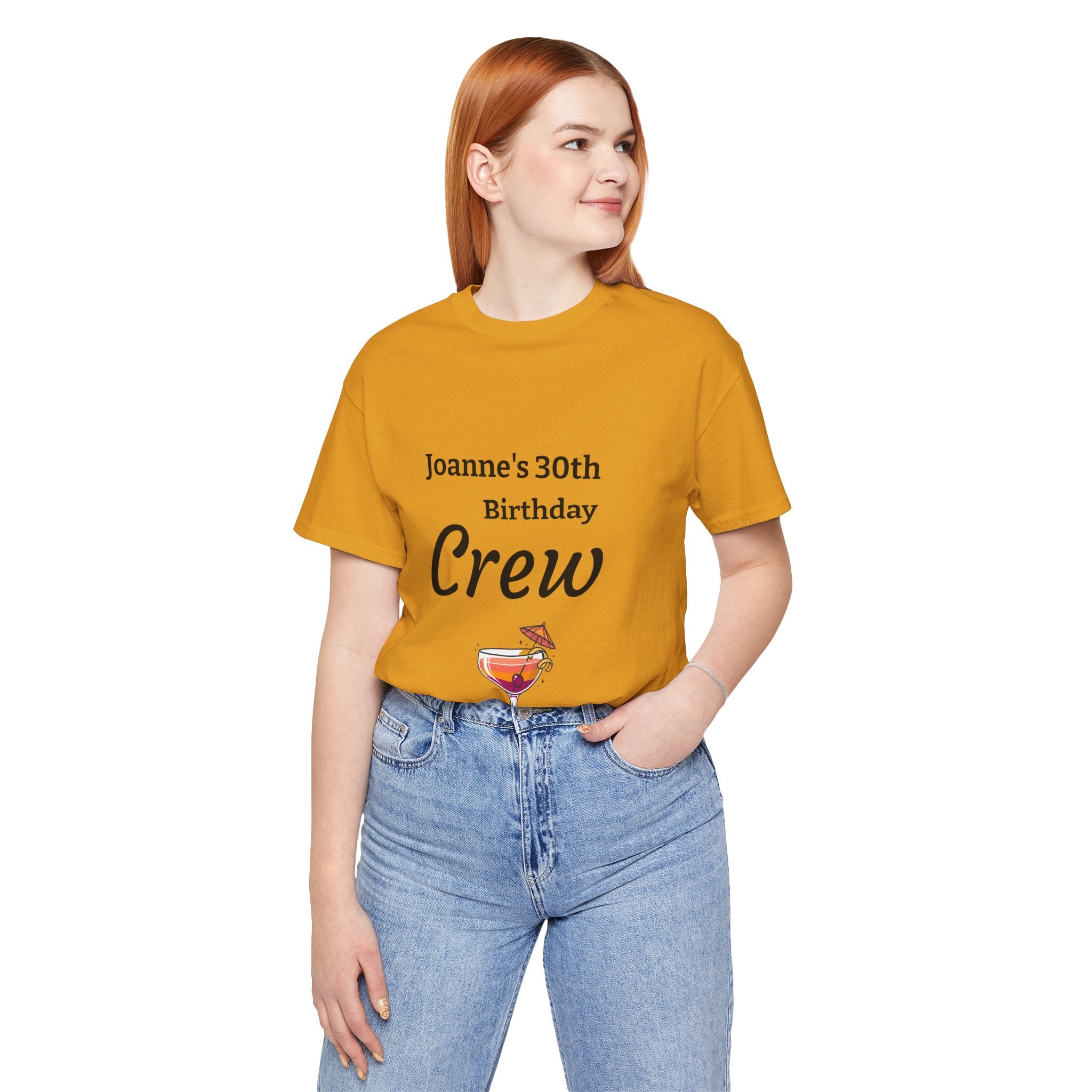 Birthday Crew Tee — Custom "Joanne's 30th Birthday Crew" Celebration T-Shirt