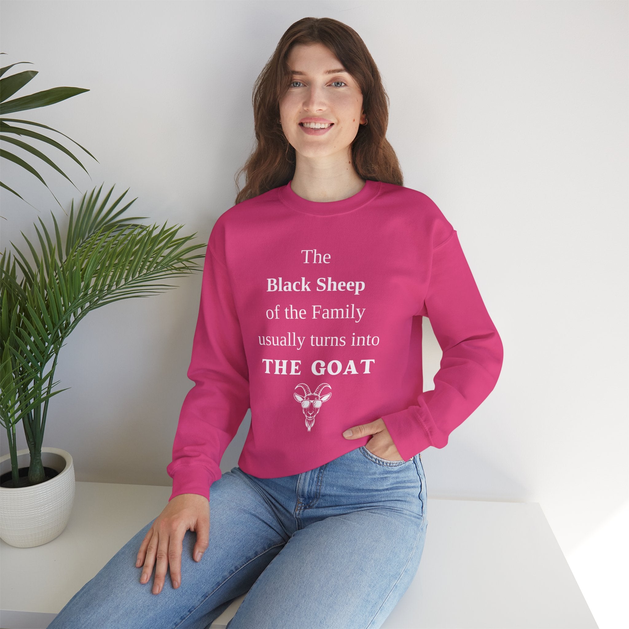 The Black Sheep Crewneck Sweatshirt - Unisex Family Humor Gift