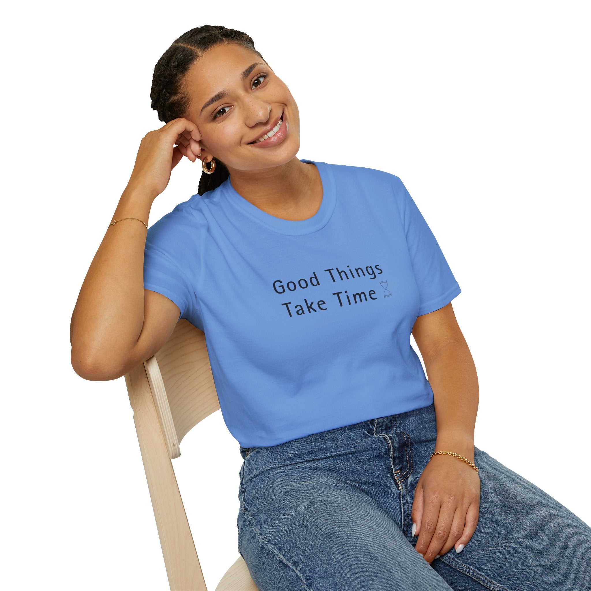 Minimalistic Good Things Take Time Unisex T-Shirt