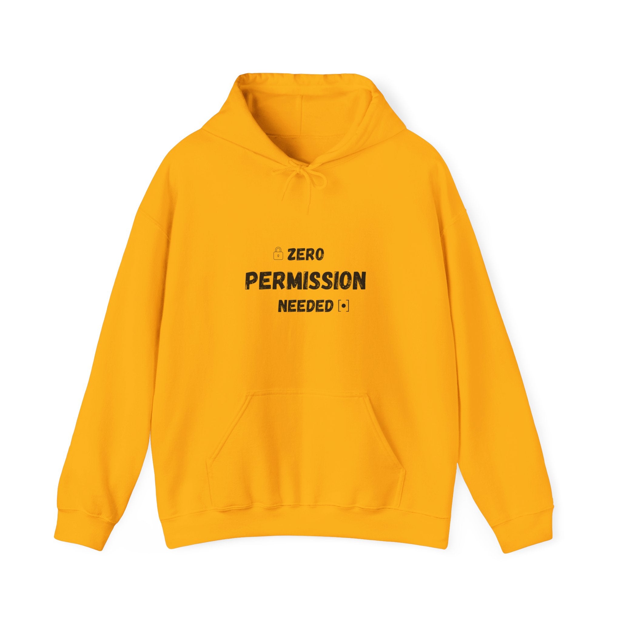 Zero Permission Needed - Unisex Heavy Blend Hoodie