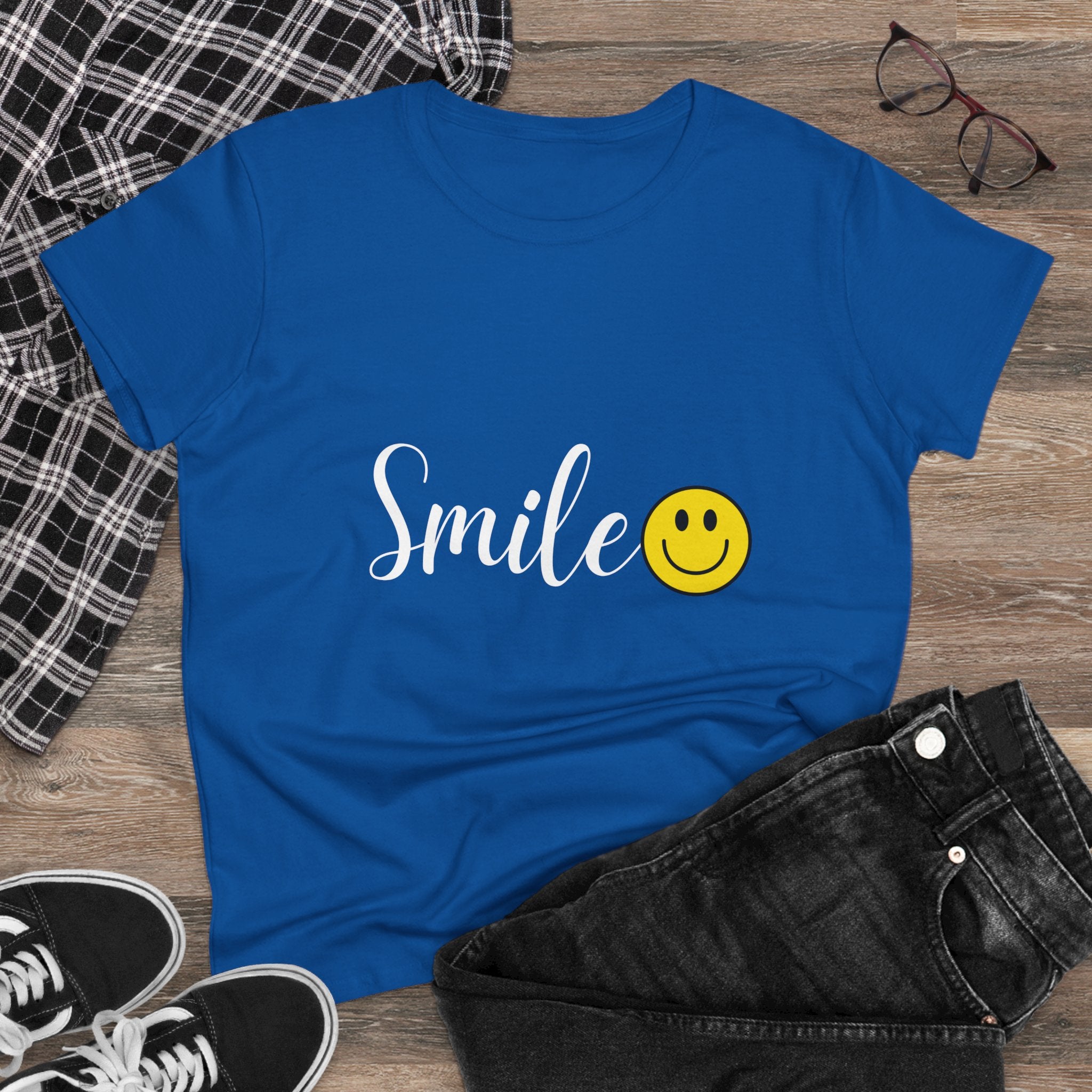 Smile :) Women's Cotton T-shirt