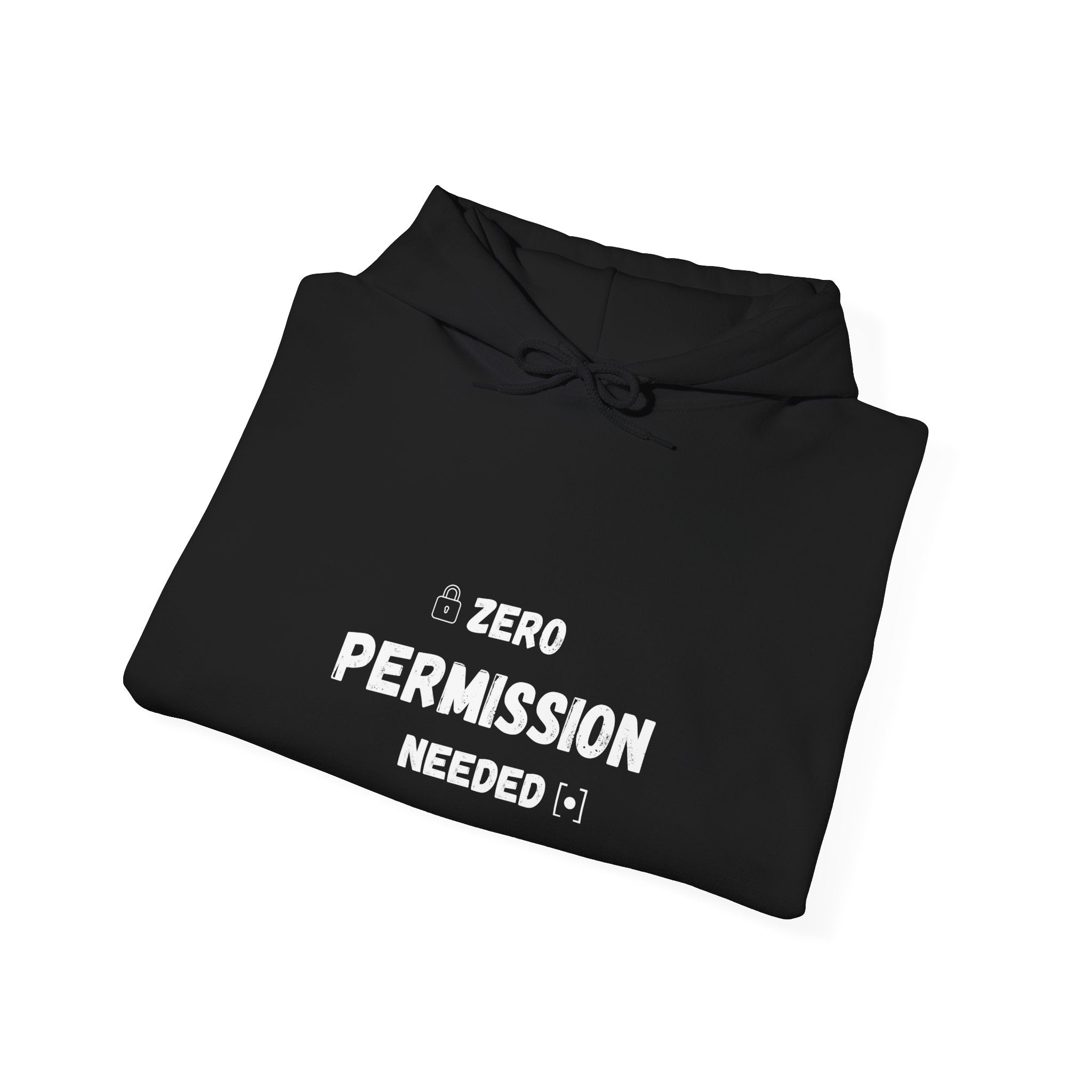 Zero Permission Needed Hoodie - Unisex Heavy Blend Sweatshirt