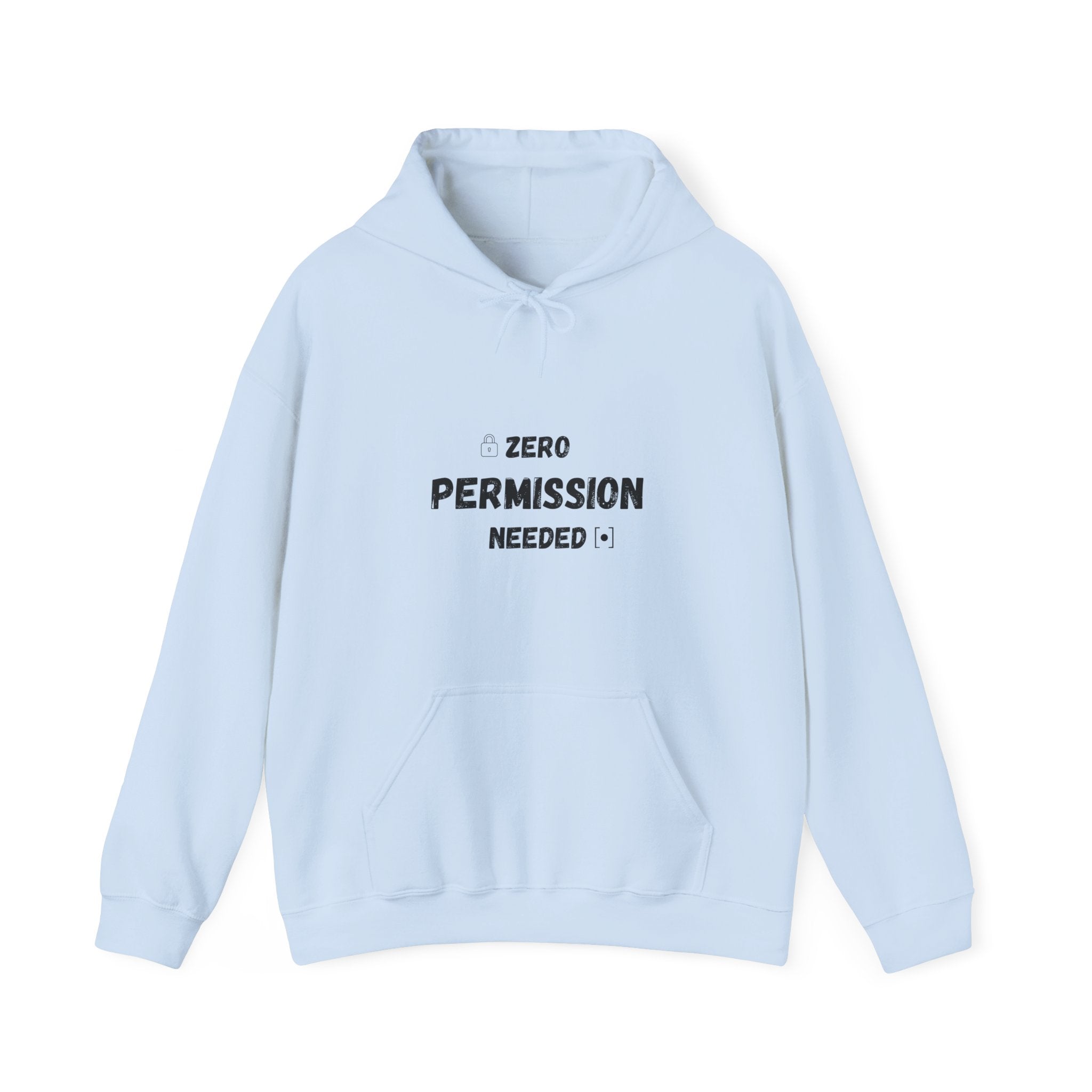 Zero Permission Needed - Unisex Heavy Blend Hoodie
