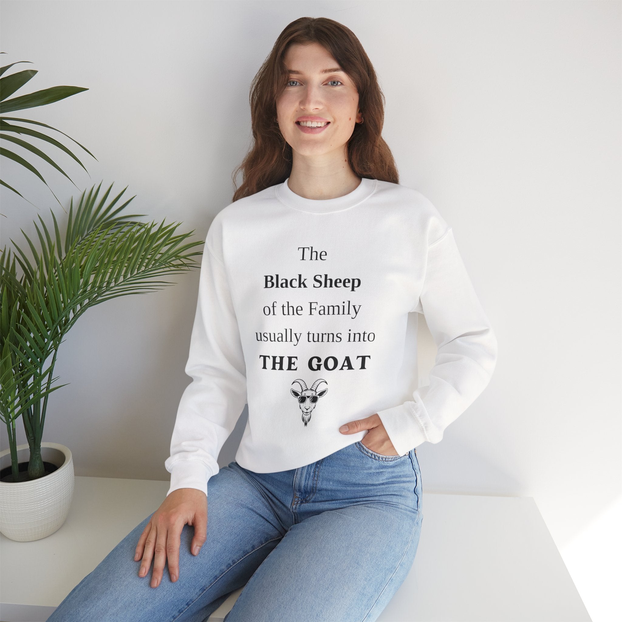 The Black Sheep Crewneck Sweatshirt - Unisex Family Humor Gift