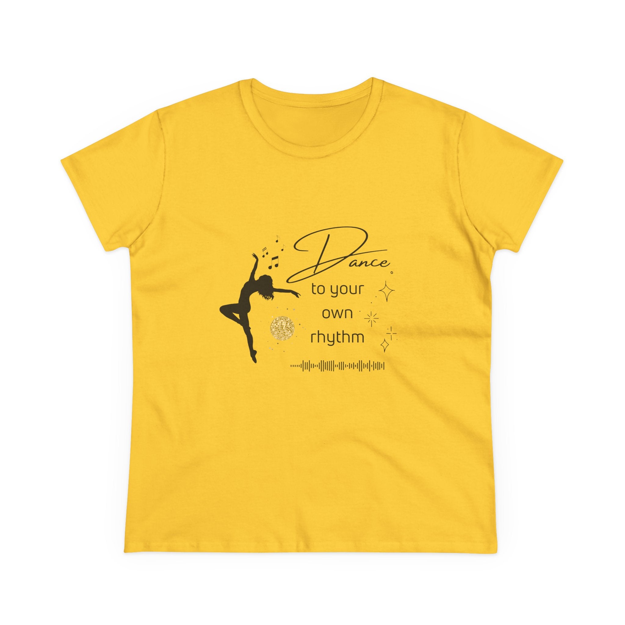 Dance to Your Own Rhythm Women's Midweight Cotton Tee
