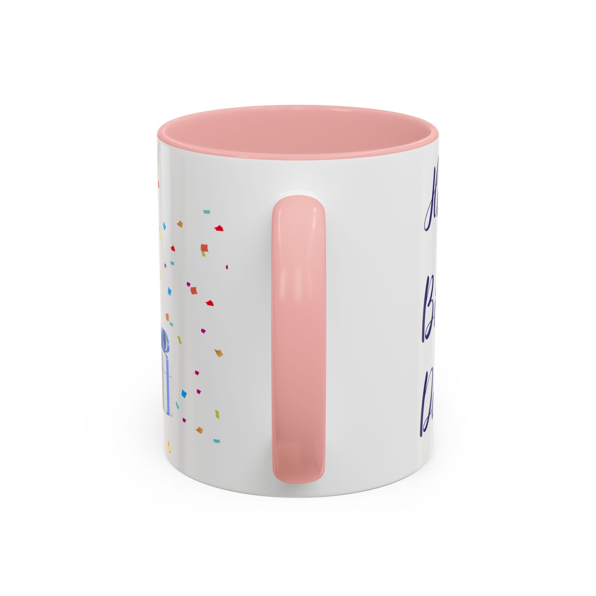 Happy Birthday Dad - Accent Coffee Mug