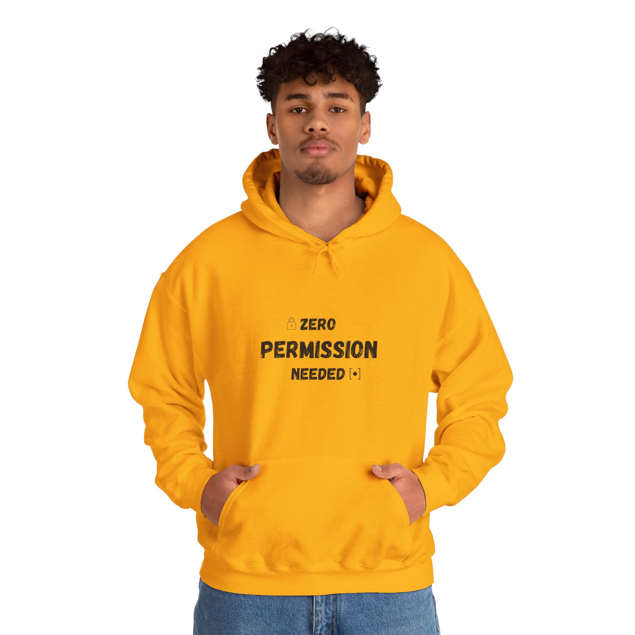 Zero Permission Needed - Unisex Heavy Blend Hoodie
