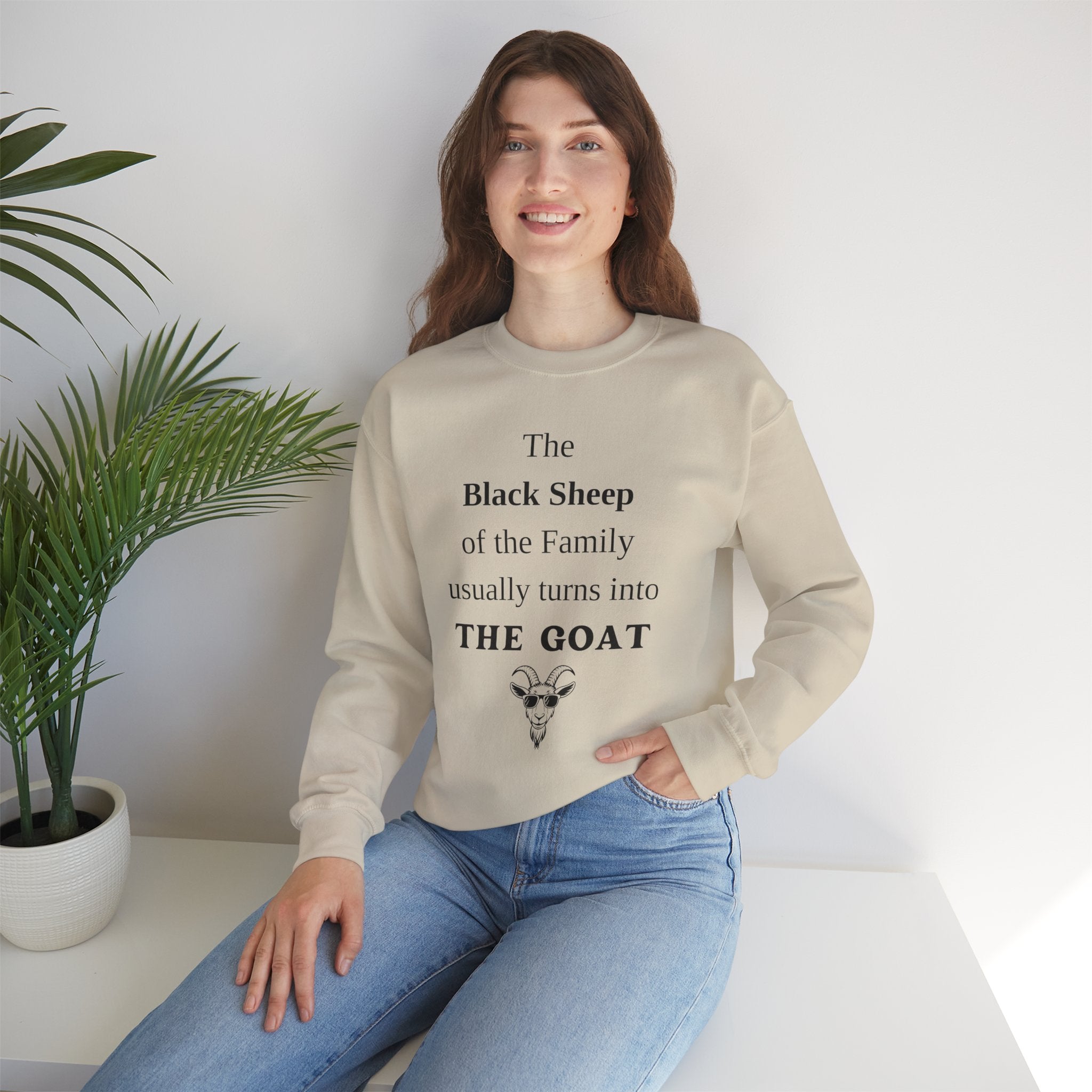 The Black Sheep Crewneck Sweatshirt - Unisex Family Humor Gift
