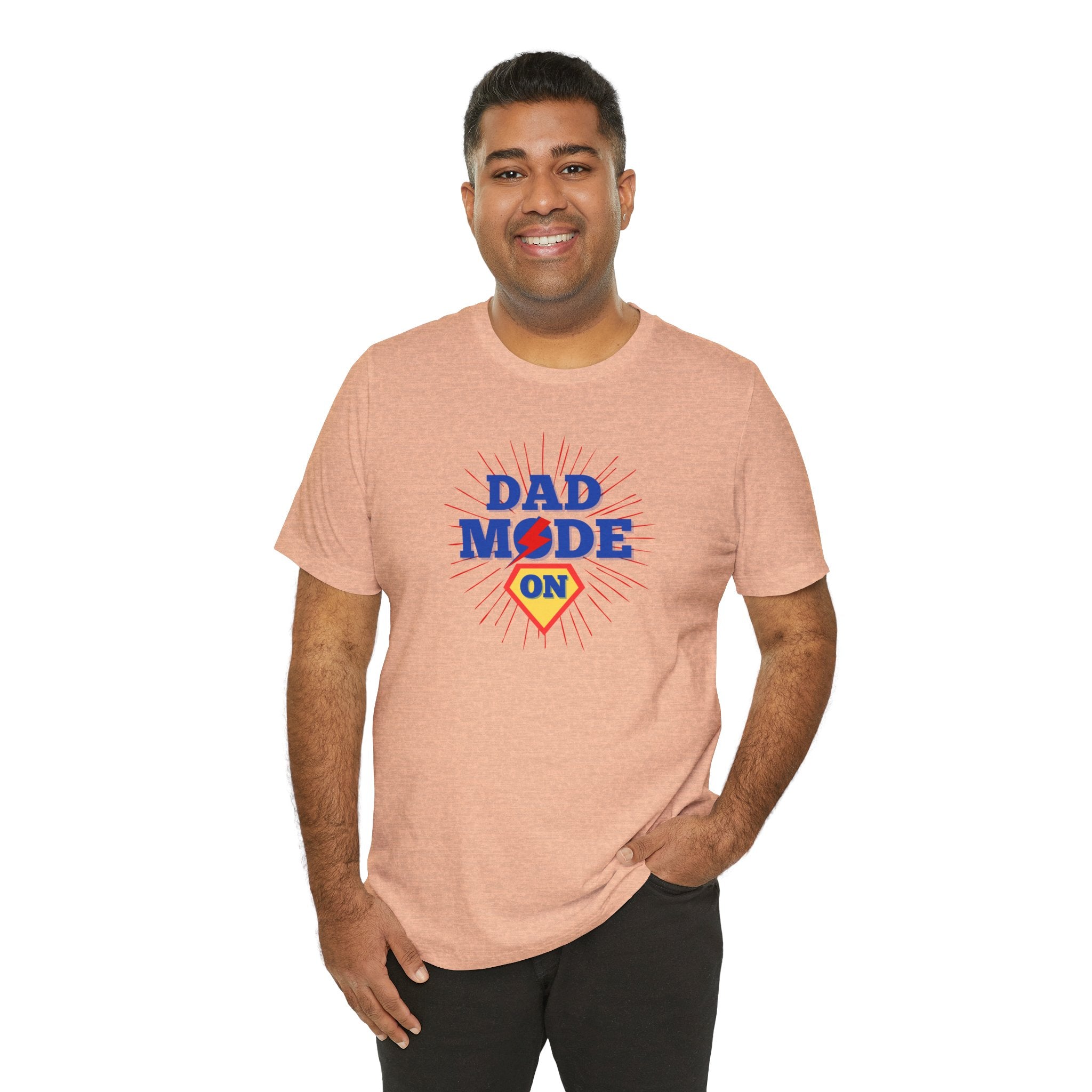 Dad Mode On - Jersey T-Shirt for Cool Dads
