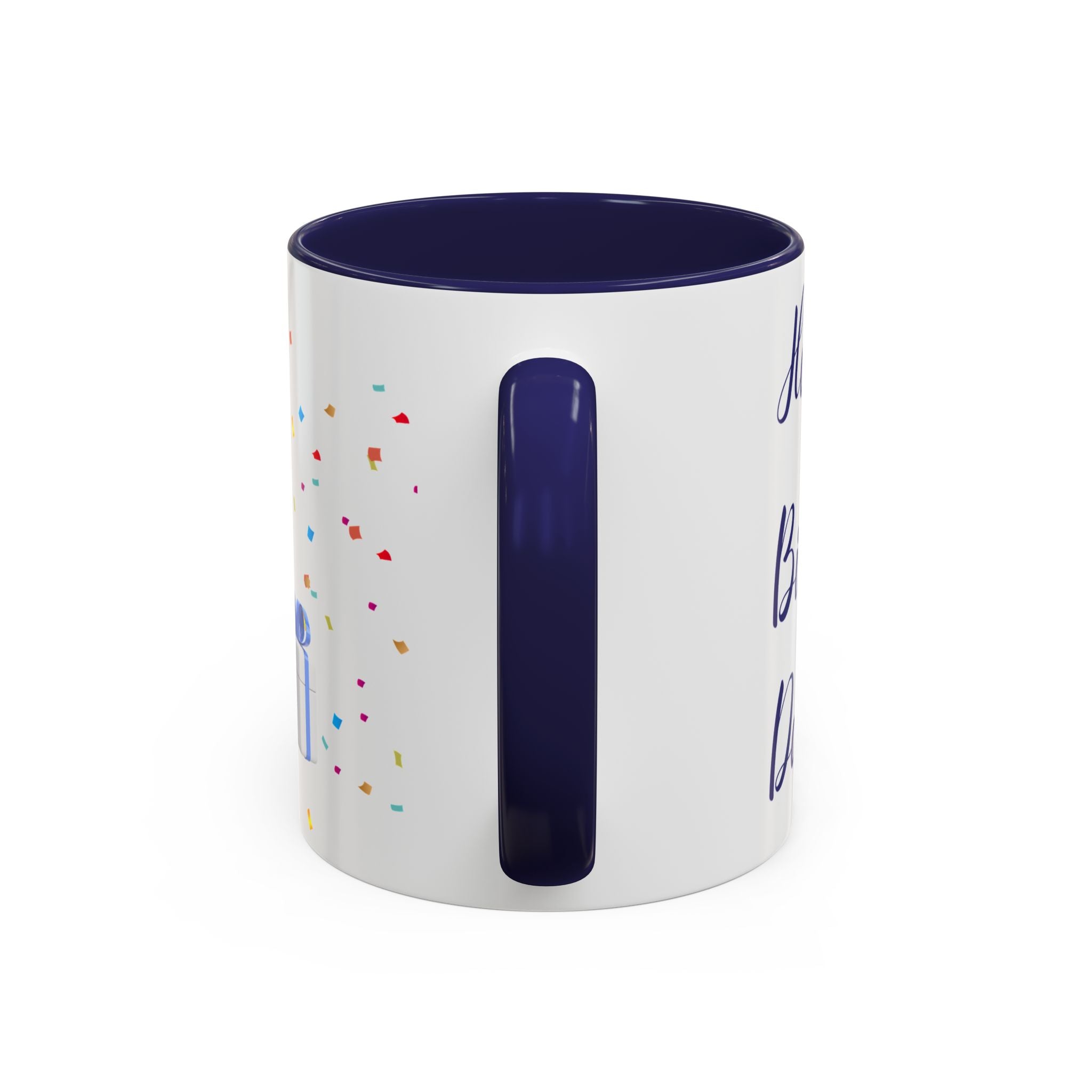 Happy Birthday Dad - Accent Coffee Mug