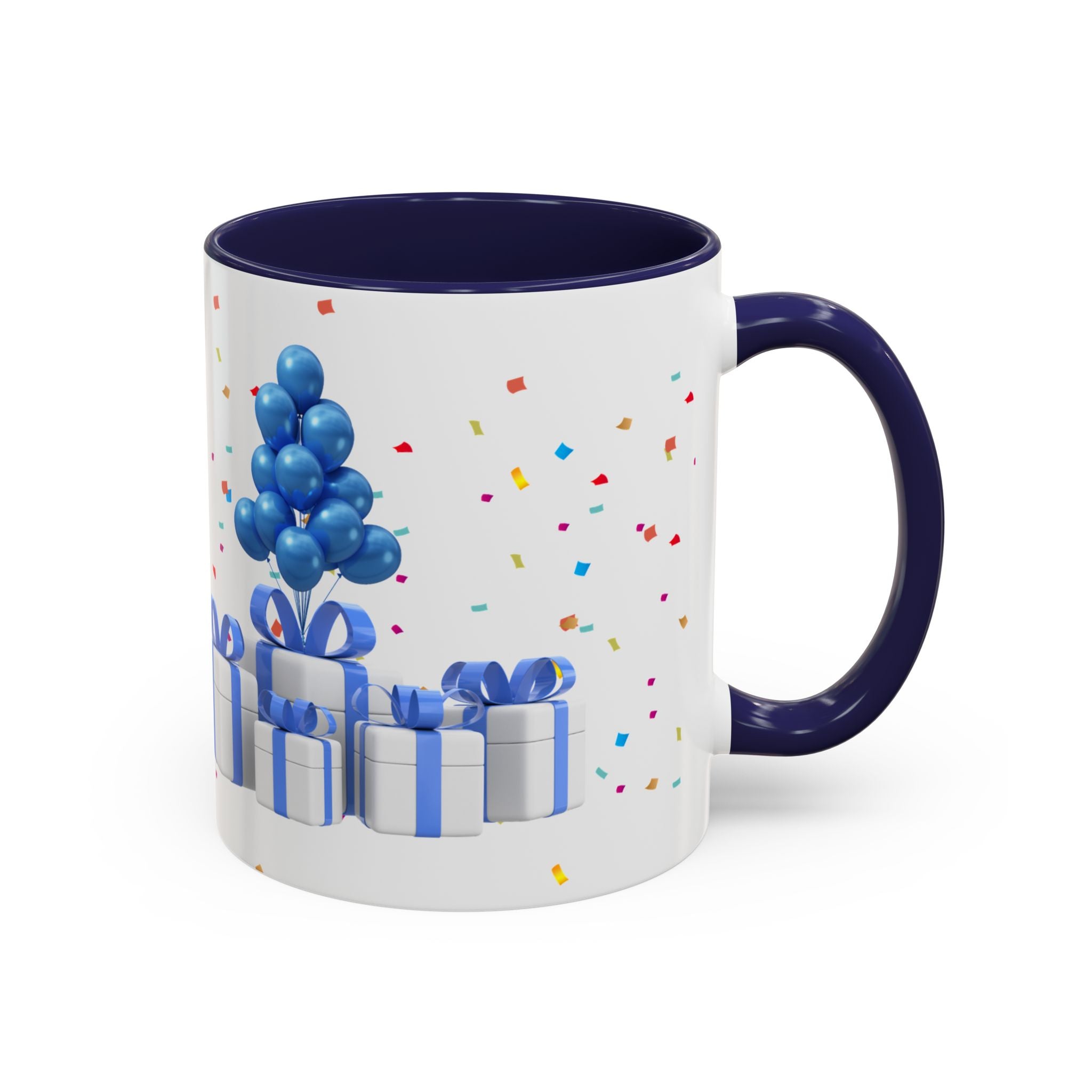 Happy Birthday Dad - Accent Coffee Mug