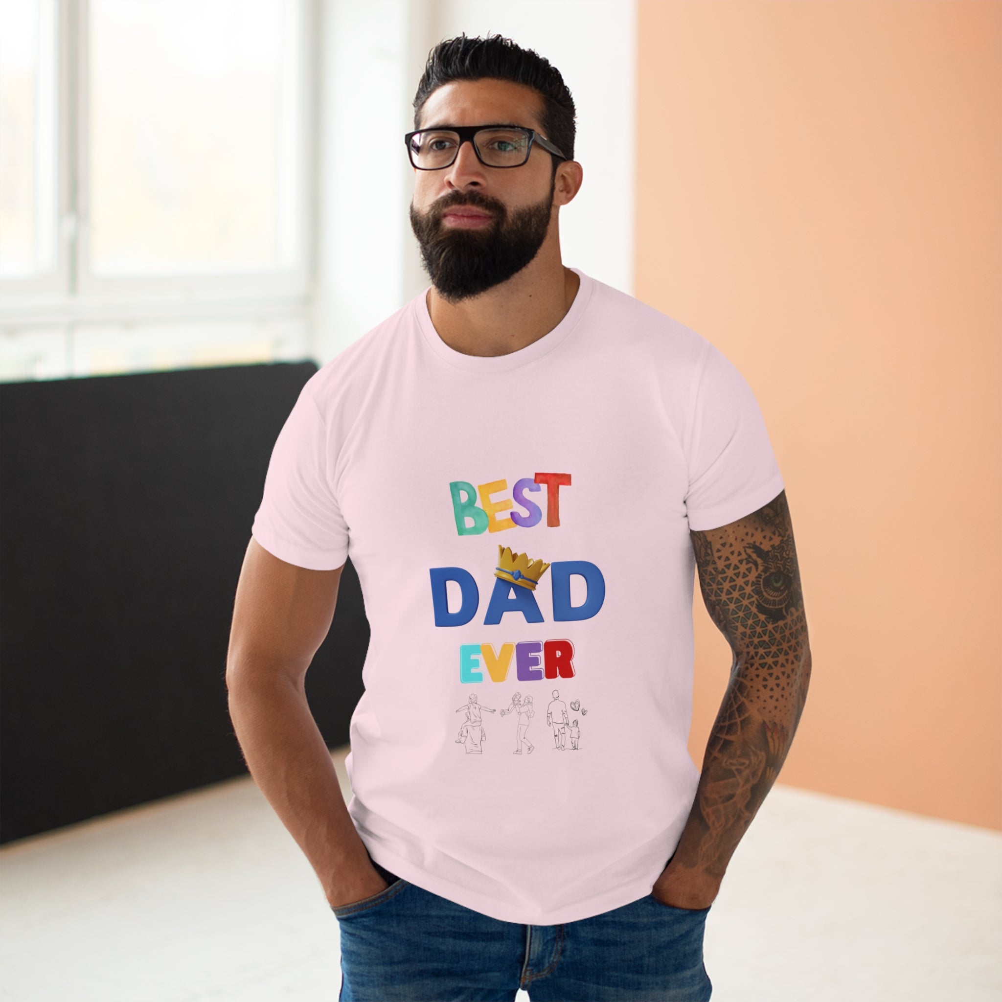 Best Dad Ever T-Shirt - Fun Gift for Father's Day