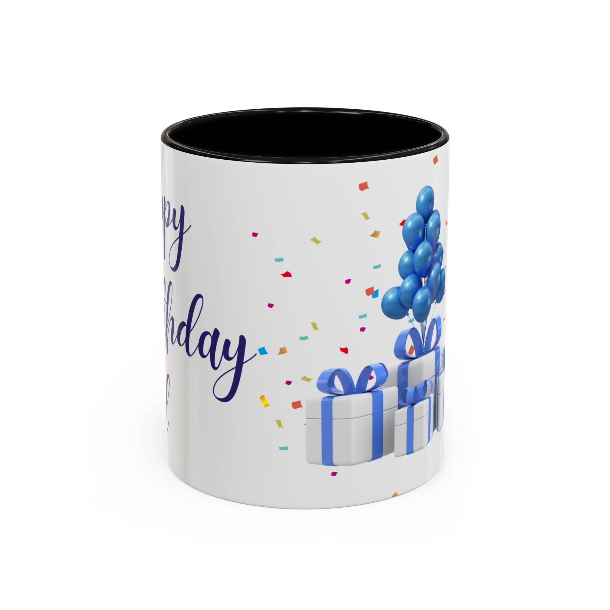 Happy Birthday Dad - Accent Coffee Mug
