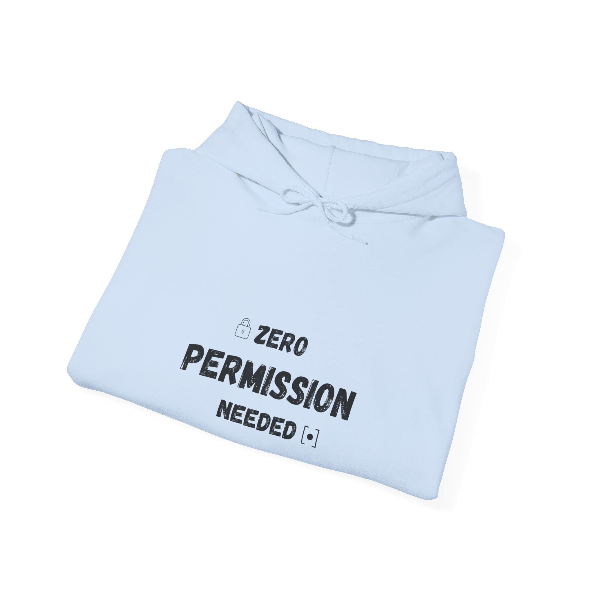 Zero Permission Needed - Unisex Heavy Blend Hoodie