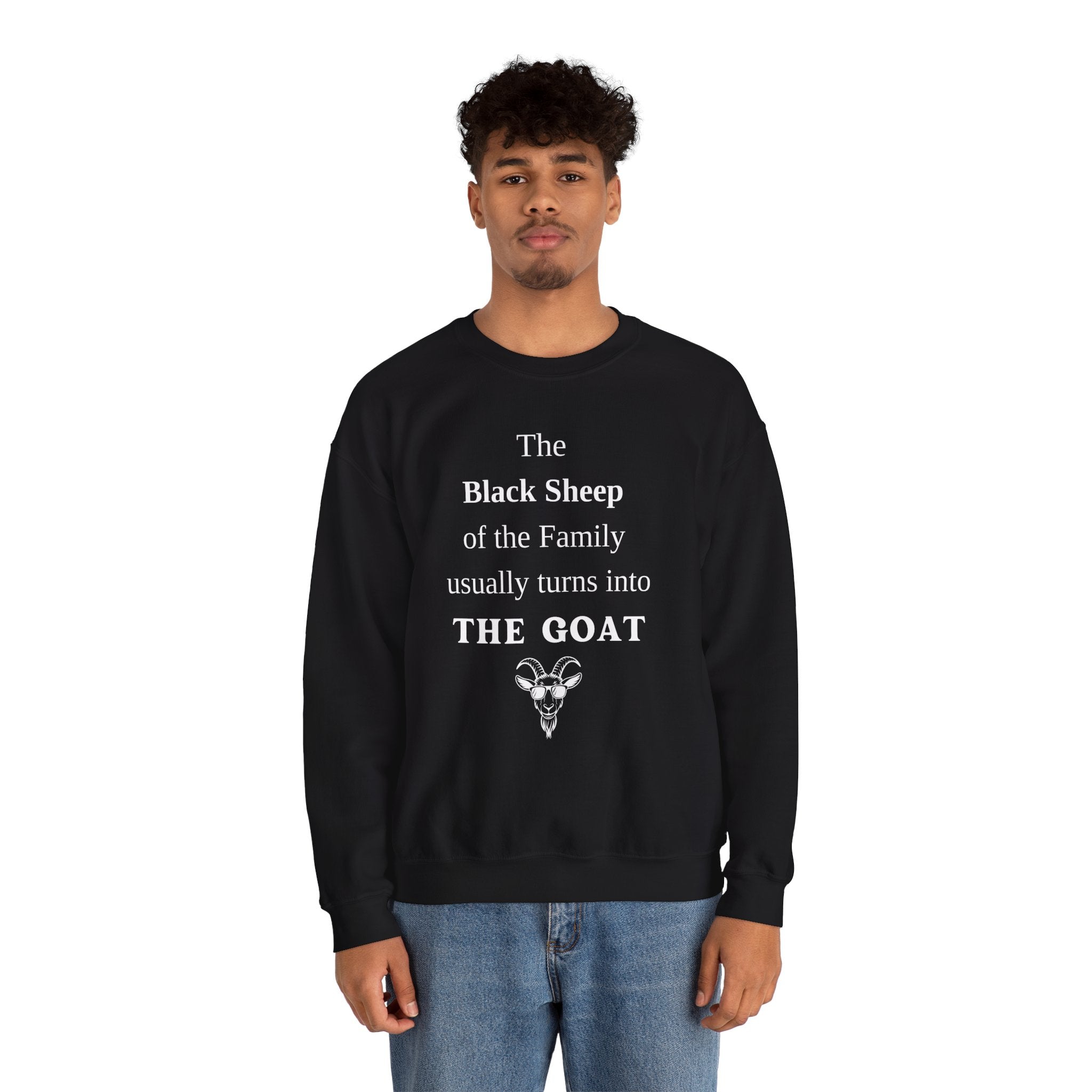 The Black Sheep Crewneck Sweatshirt - Unisex Family Humor Gift