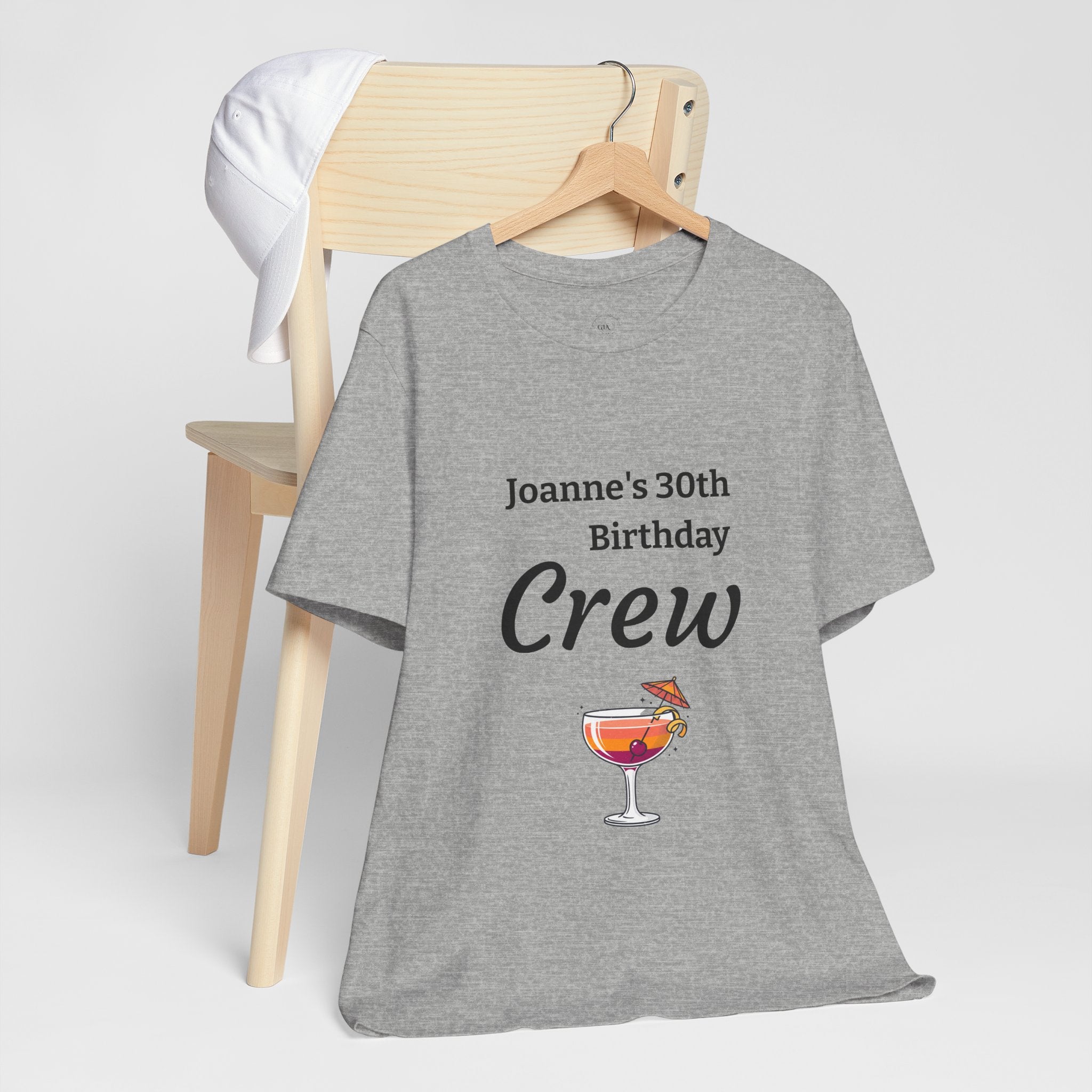 Birthday Crew Tee — Custom "Joanne's 30th Birthday Crew" Celebration T-Shirt