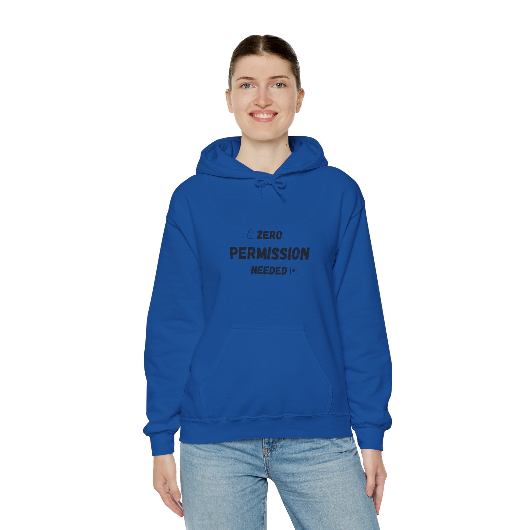 Zero Permission Needed - Unisex Heavy Blend Hoodie