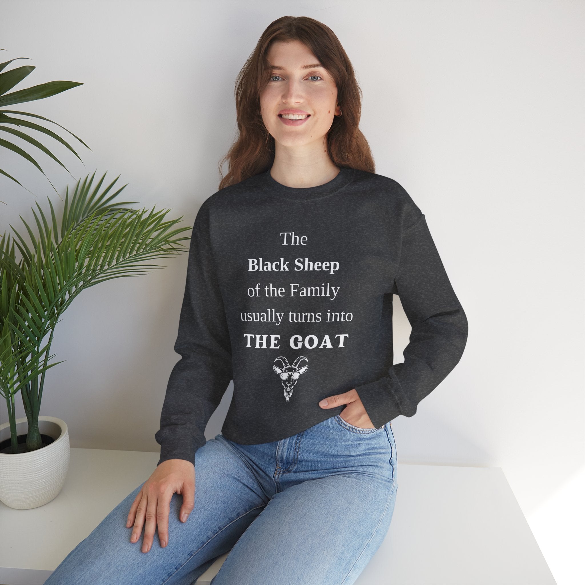 The Black Sheep Crewneck Sweatshirt - Unisex Family Humor Gift