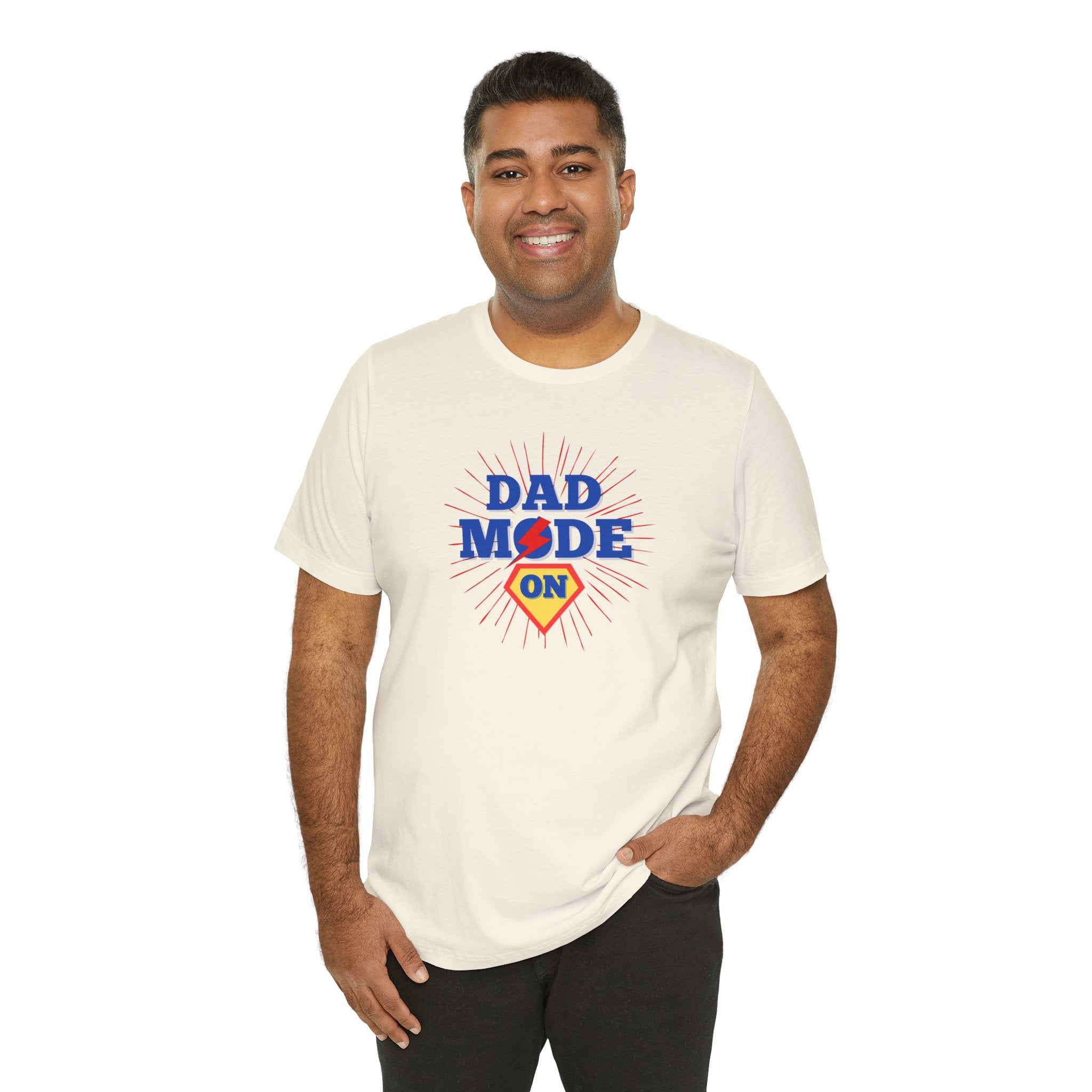 Dad Mode On - Jersey T-Shirt for Cool Dads