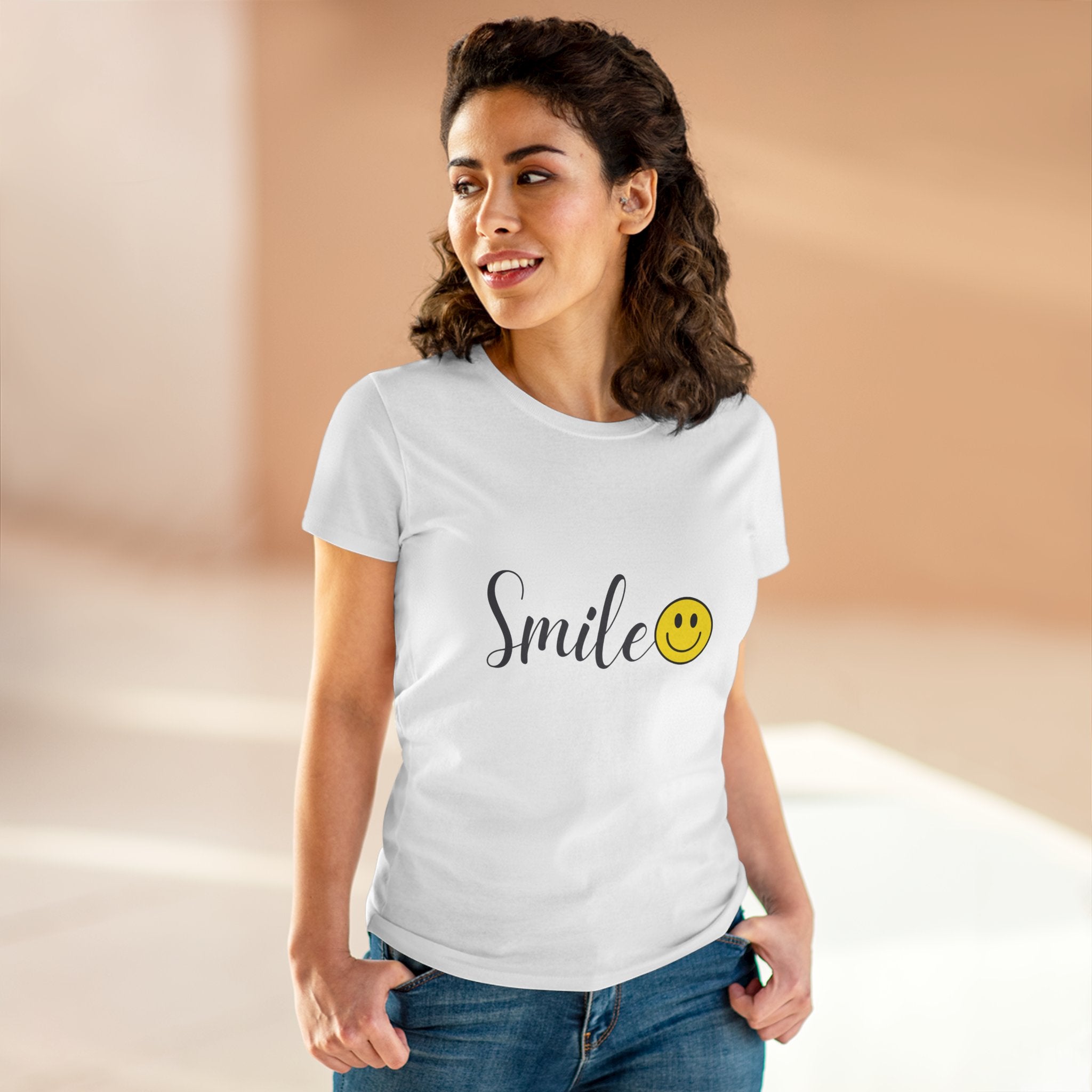 Smile :) Women's Cotton T-shirt