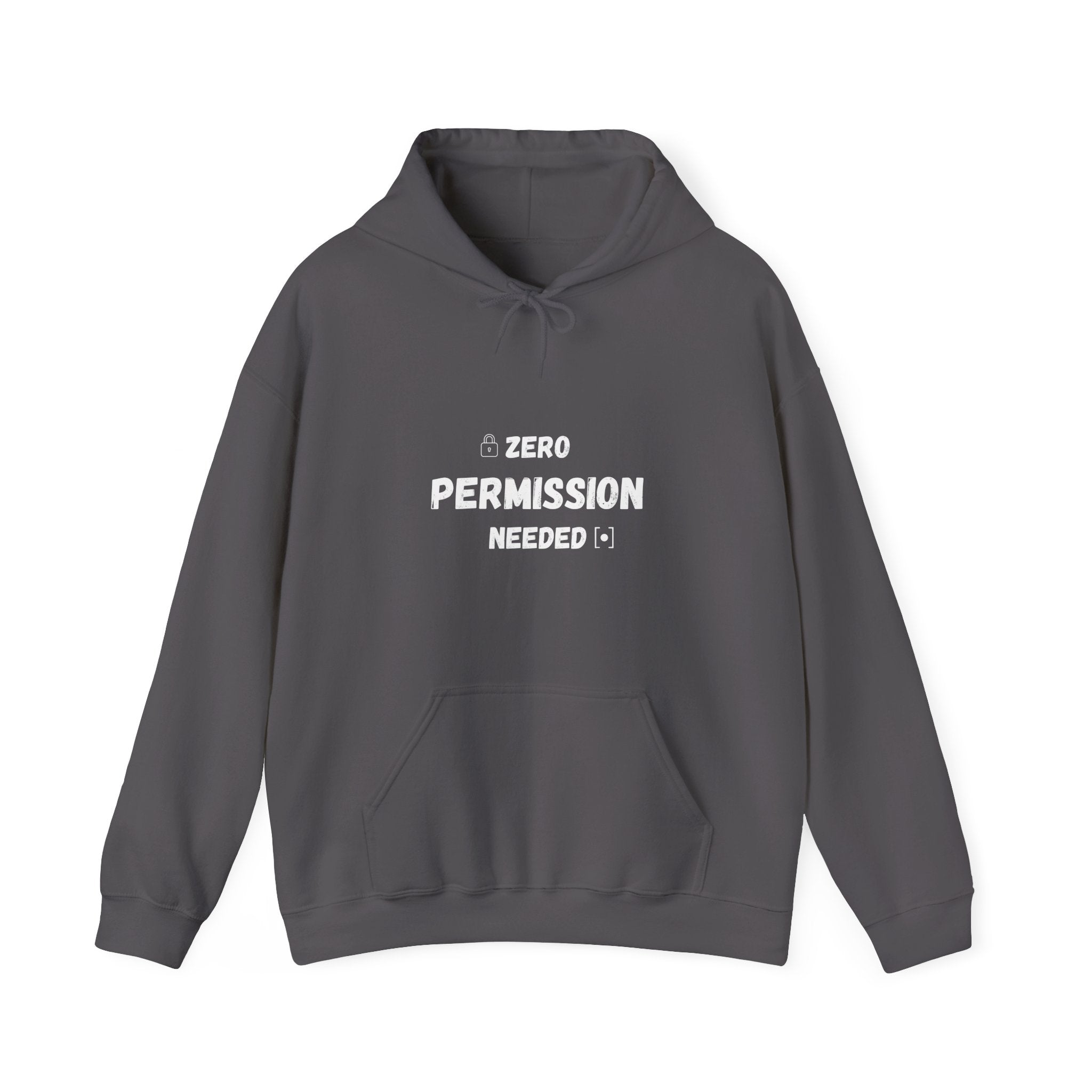 Zero Permission Needed Hoodie - Unisex Heavy Blend Sweatshirt