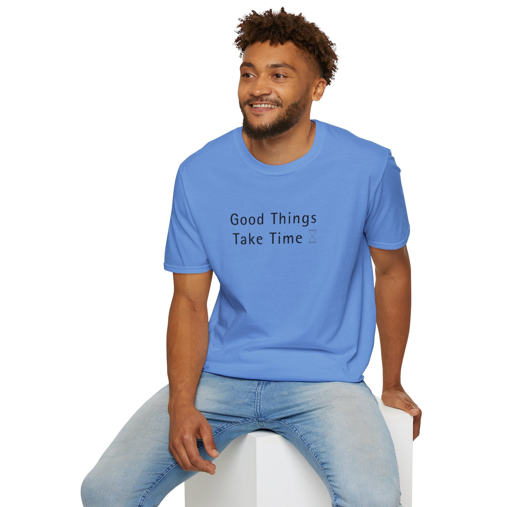 Minimalistic Good Things Take Time Unisex T-Shirt