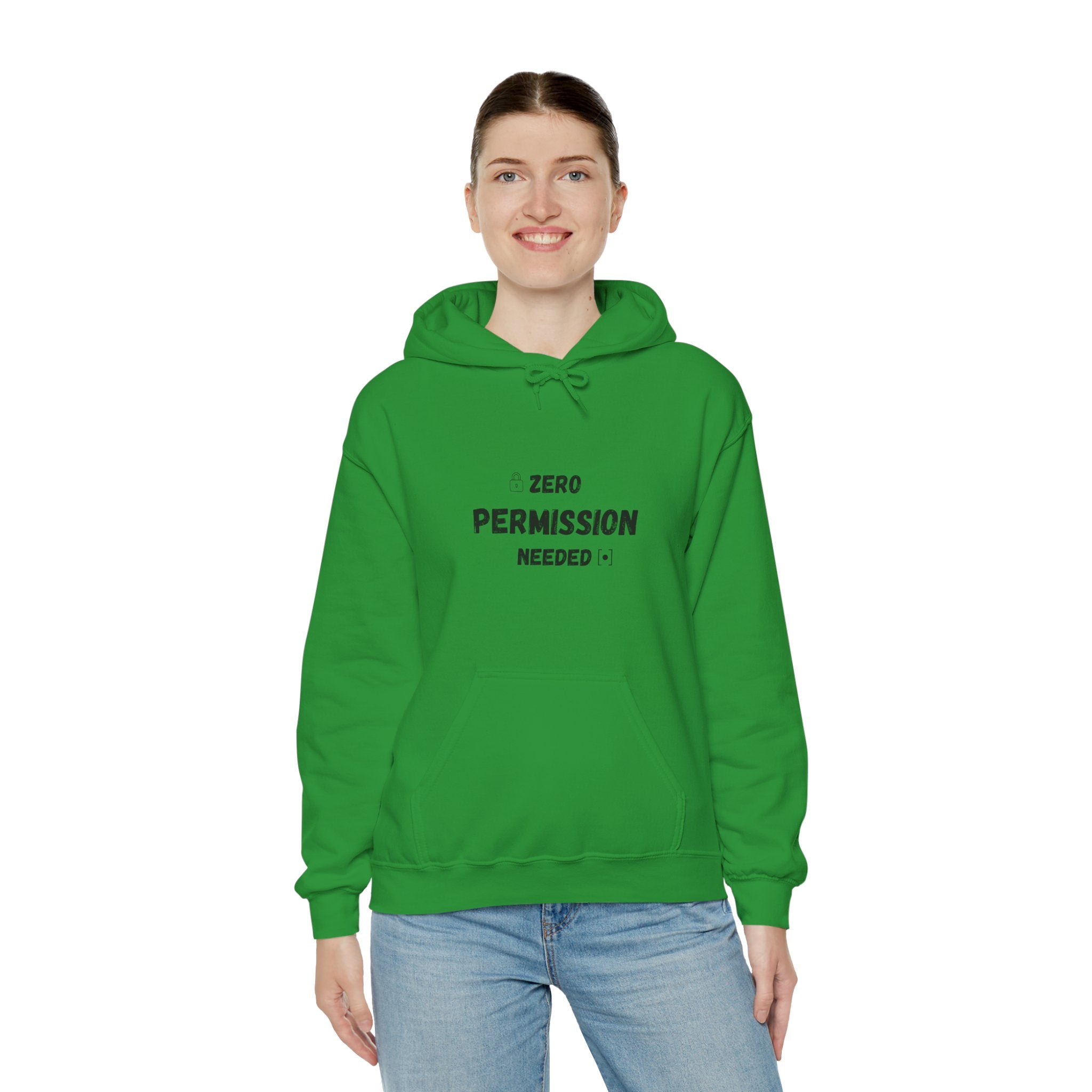 Zero Permission Needed - Unisex Heavy Blend Hoodie
