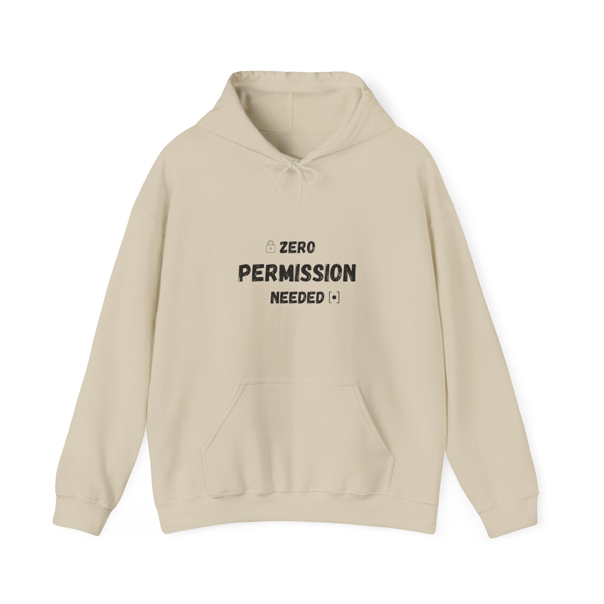 Zero Permission Needed - Unisex Heavy Blend Hoodie