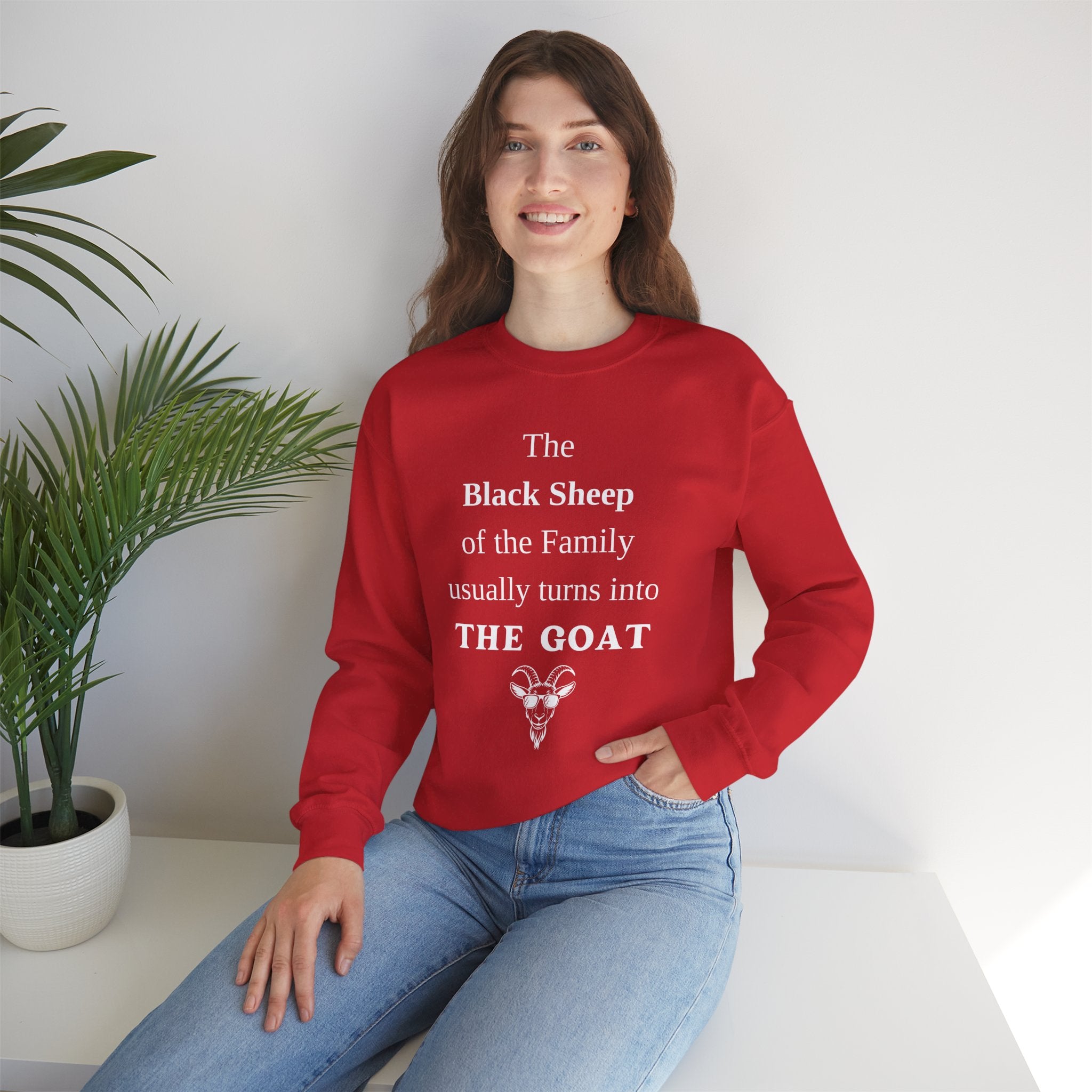 The Black Sheep Crewneck Sweatshirt - Unisex Family Humor Gift