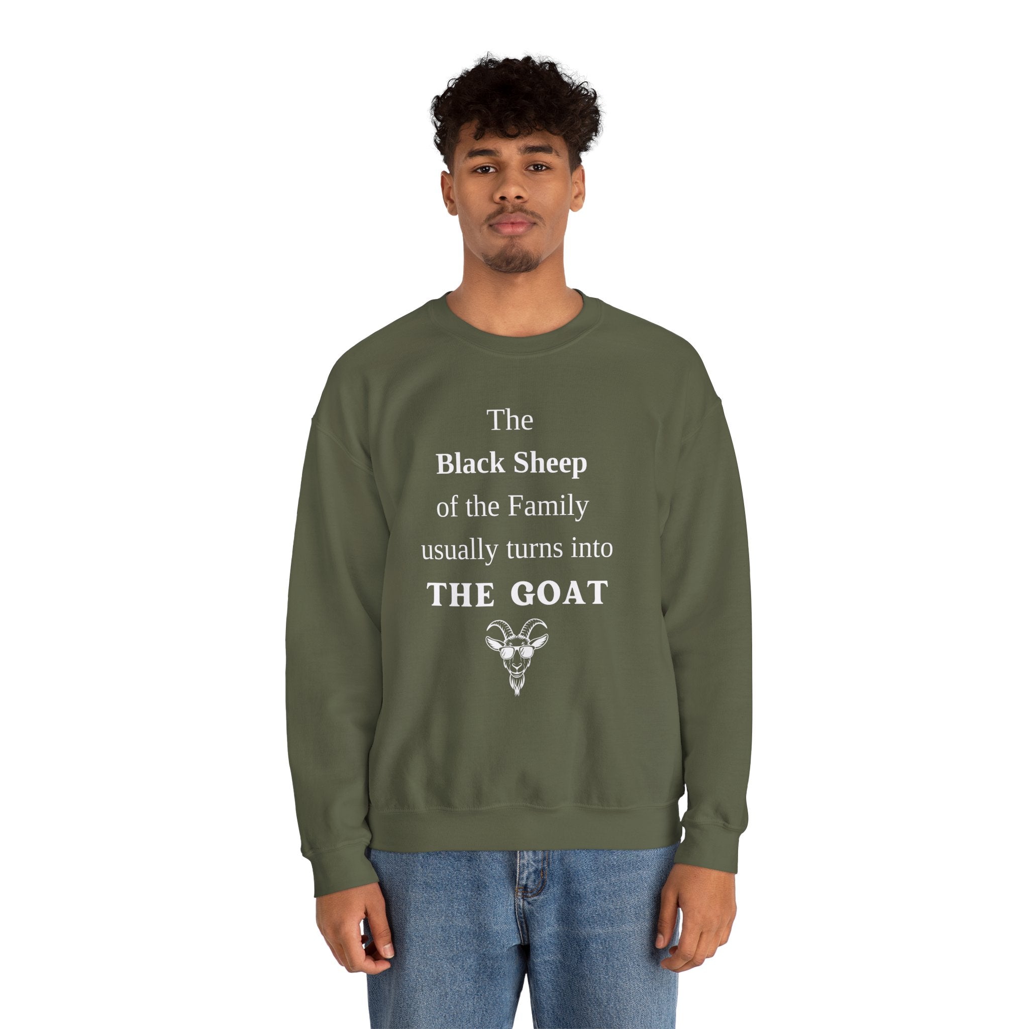 The Black Sheep Crewneck Sweatshirt - Unisex Family Humor Gift