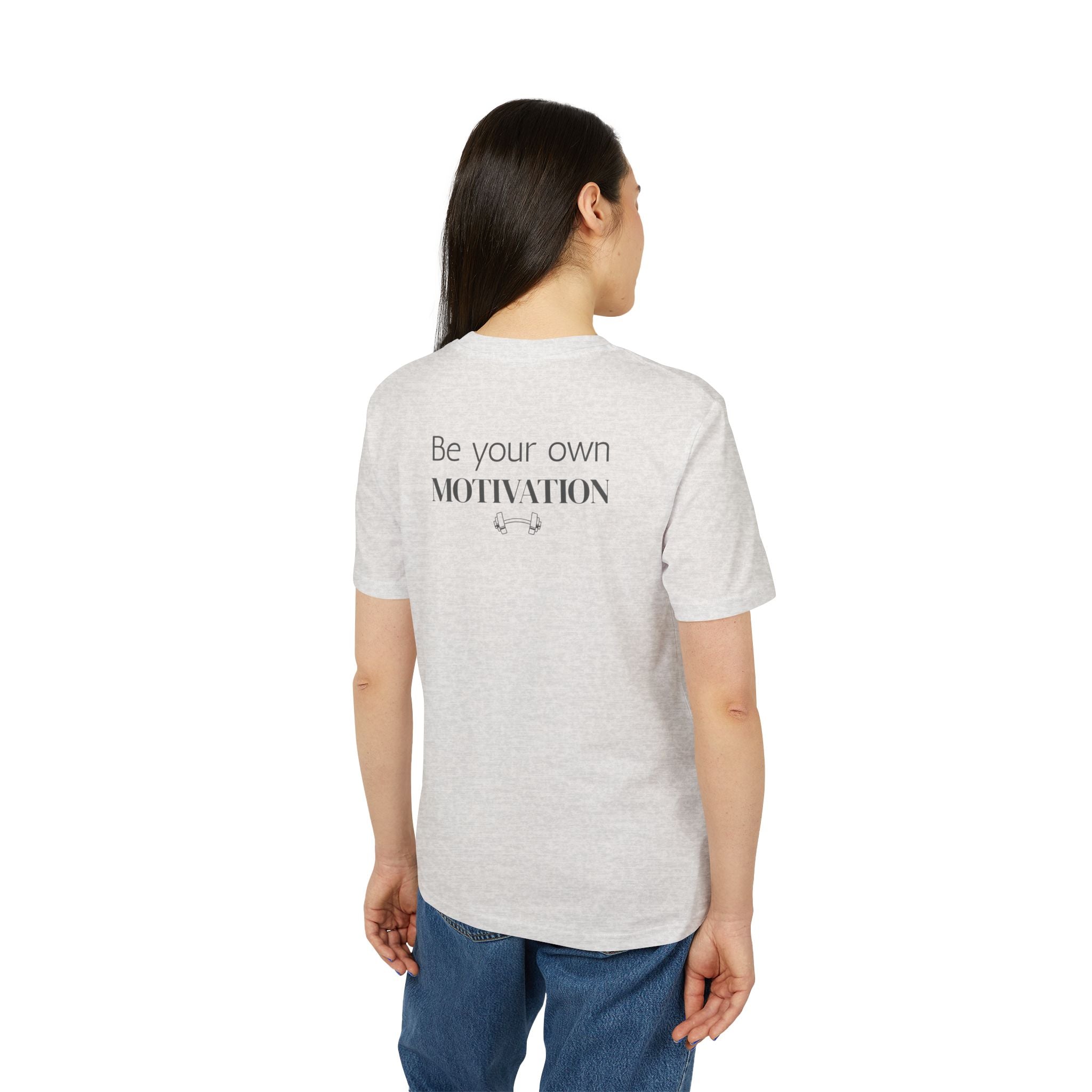 Unisex Motivational T-Shirt, Be Your Own Motivation Tee, Workout Top, Fitness Gear, Gift for Creators, Inspirational Apparel