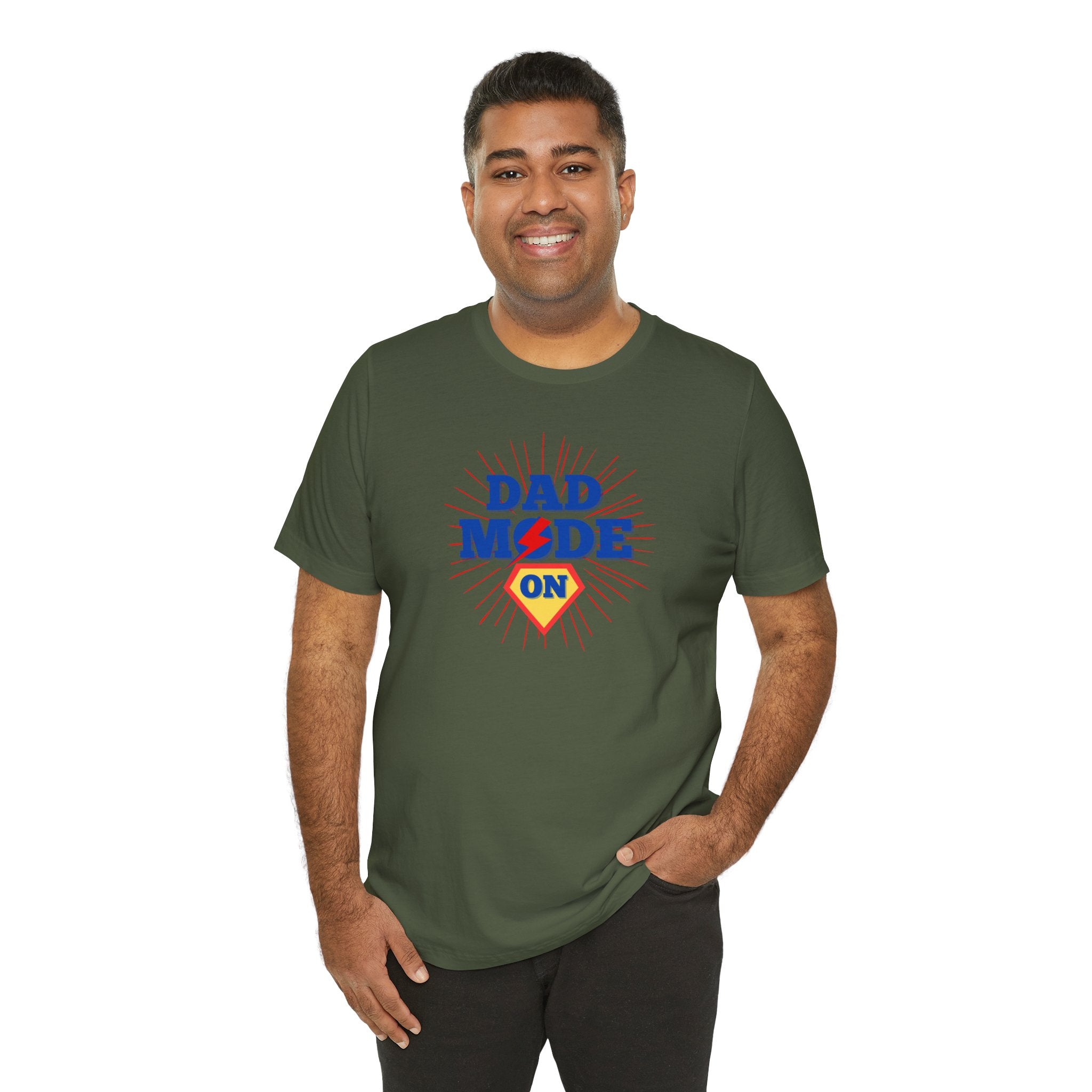 Dad Mode On - Jersey T-Shirt for Cool Dads