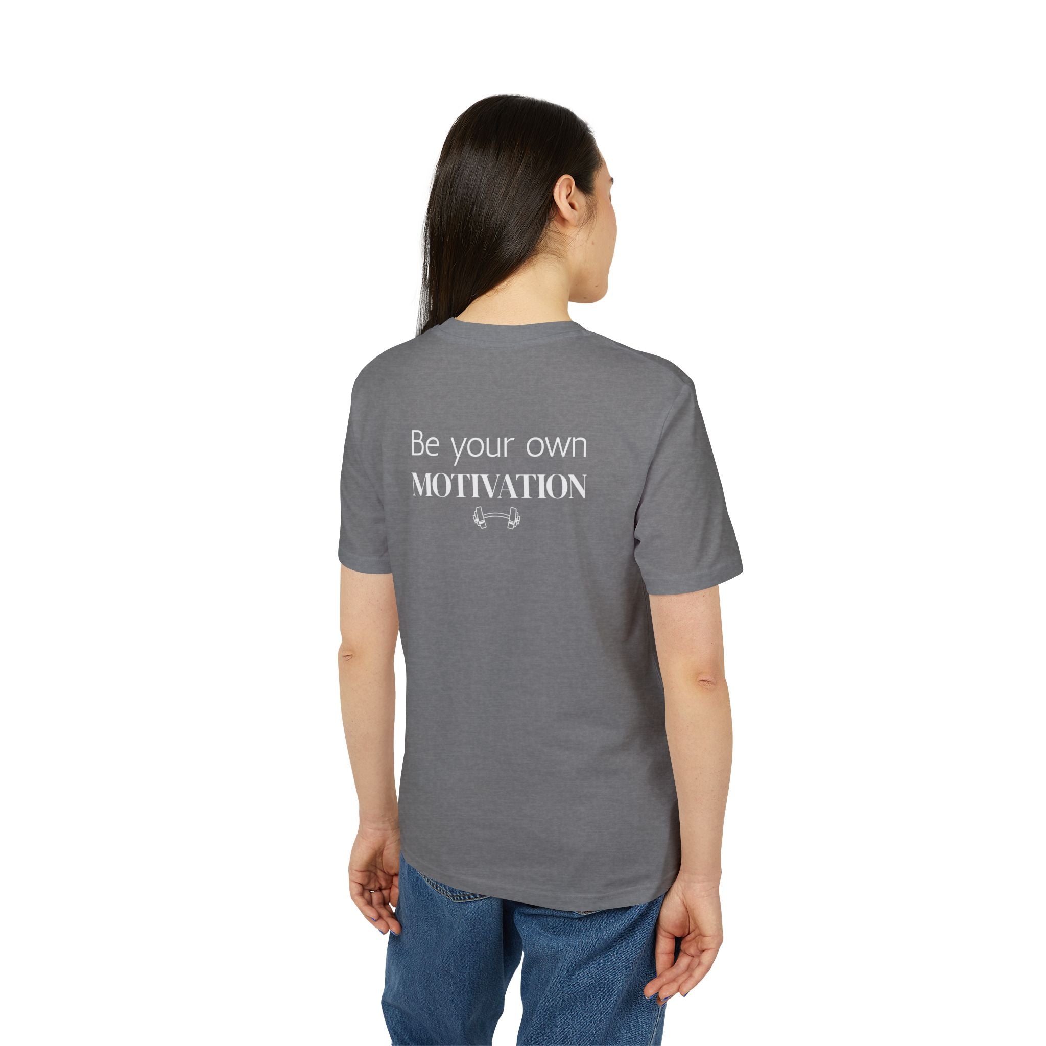 Unisex Motivational T-Shirt, Be Your Own Motivation Tee, Workout Top, Fitness Gear, Gift for Creators, Inspirational Apparel