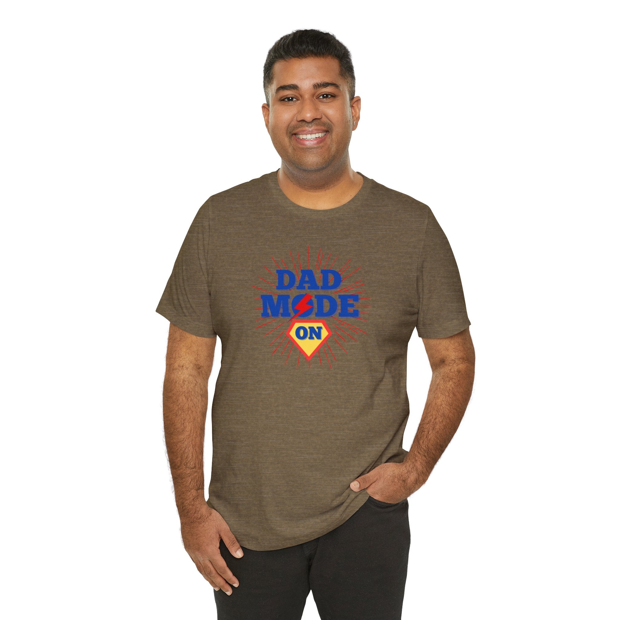 Dad Mode On - Jersey T-Shirt for Cool Dads