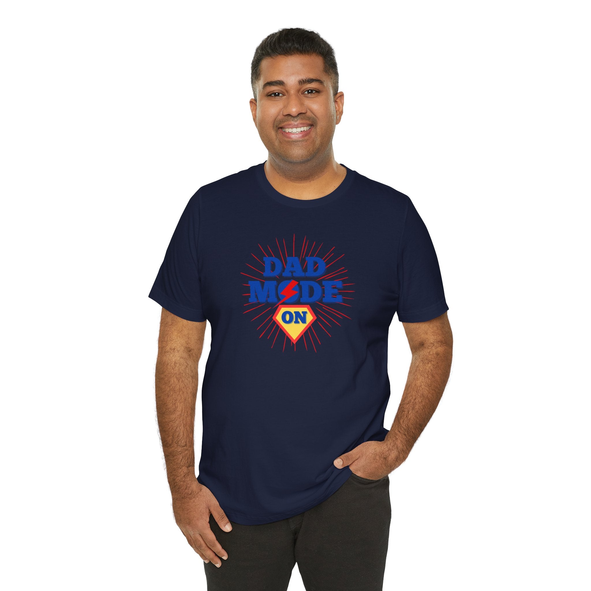 Dad Mode On - Jersey T-Shirt for Cool Dads