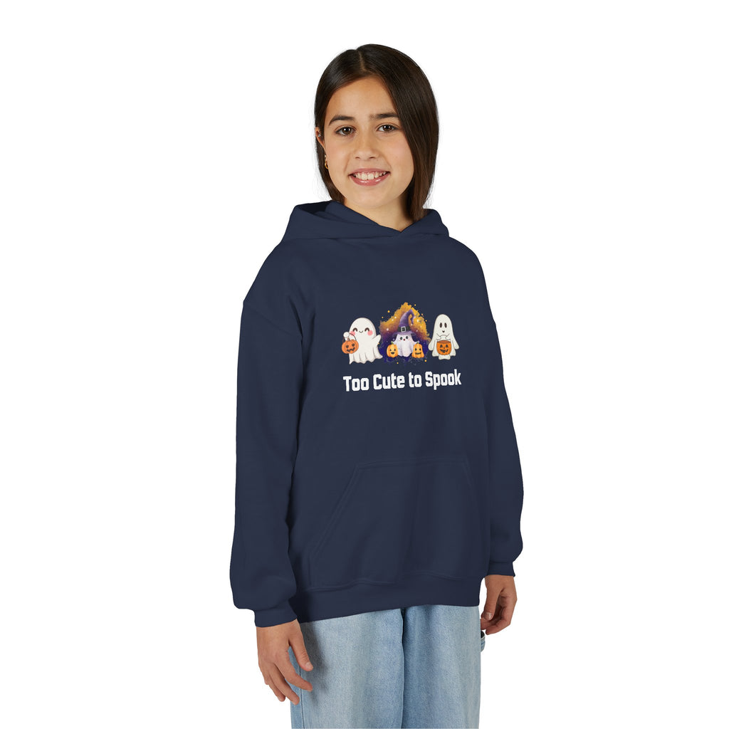 Kids Hoodie - Too Cute to Spook Halloween Design